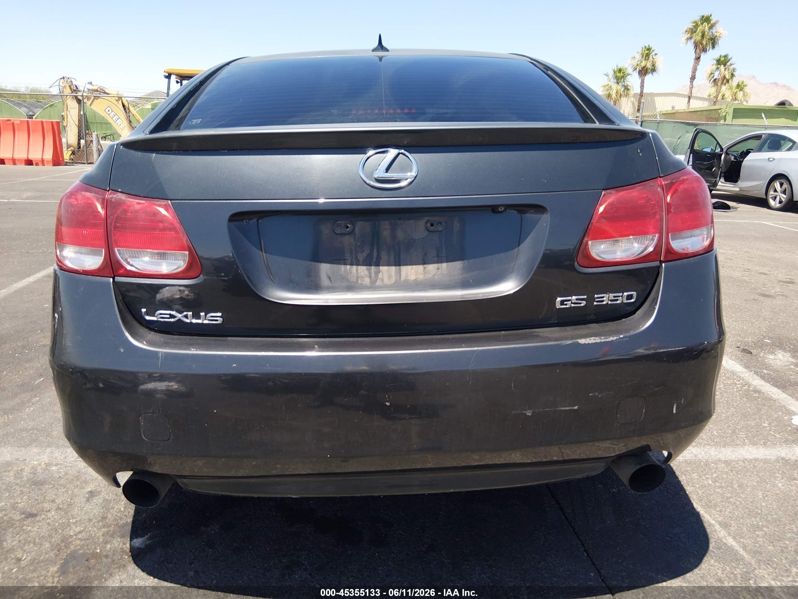 2008 Lexus Gs 350   Gray vin: JTHBE96S680032677