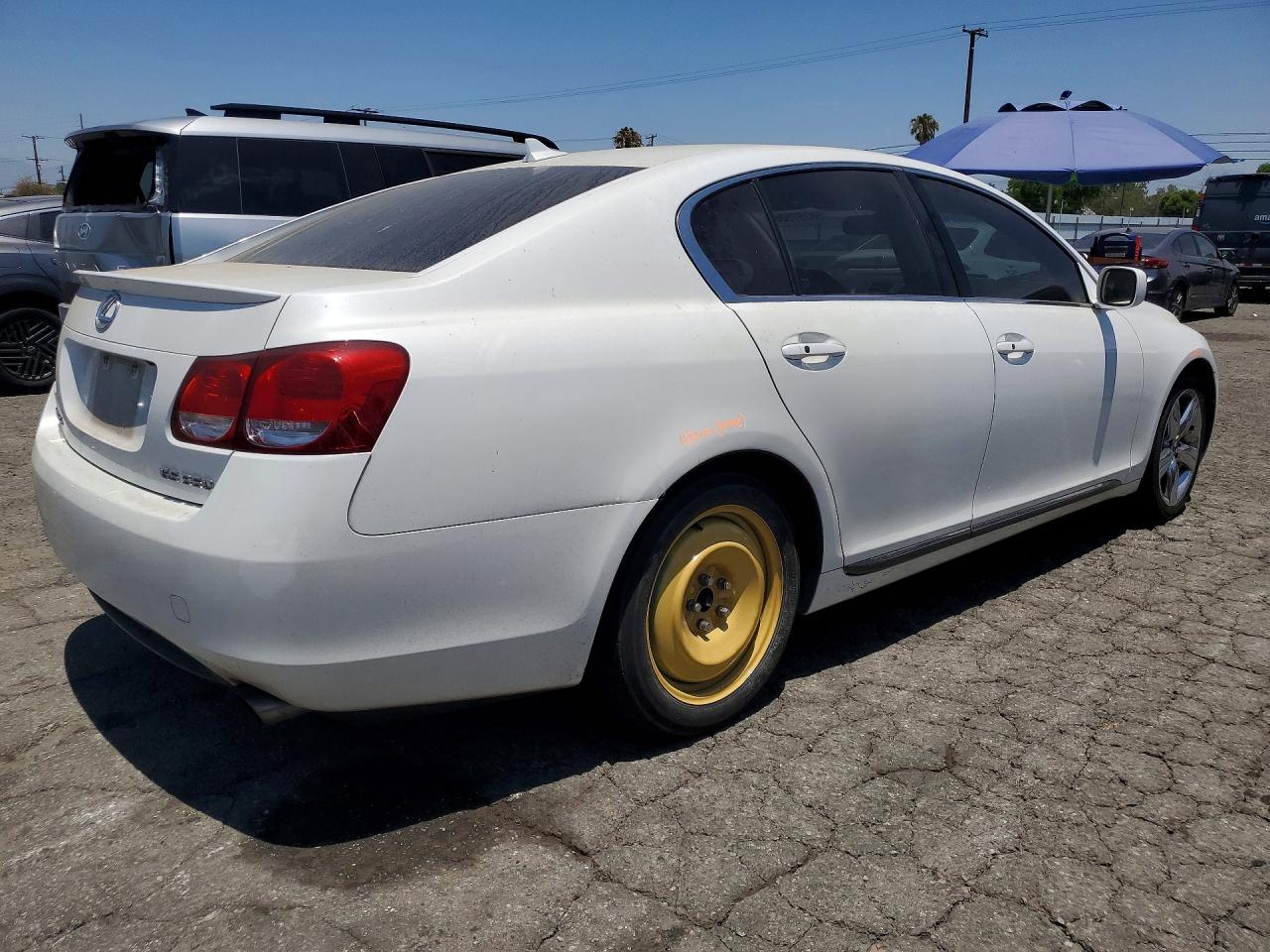 2007 Lexus Gs 350 White vin: JTHBE96S770015742
