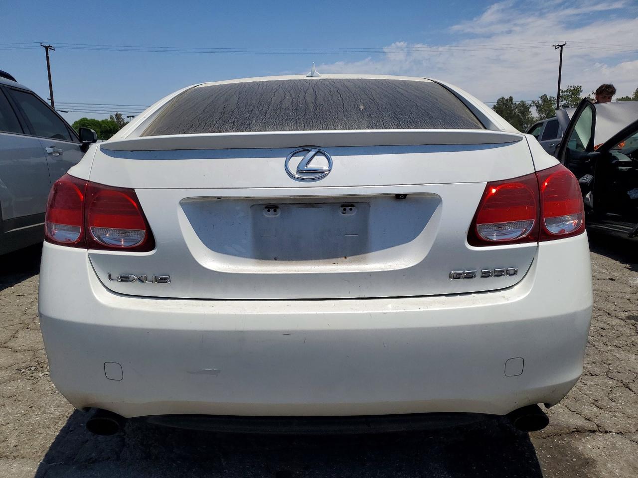 2007 Lexus Gs 350 White vin: JTHBE96S770015742