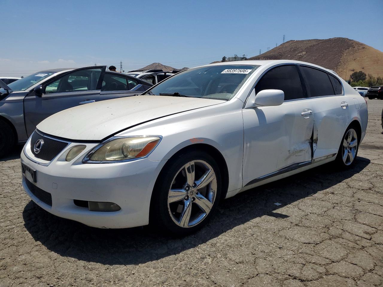 2007 Lexus Gs 350 White vin: JTHBE96S770015742