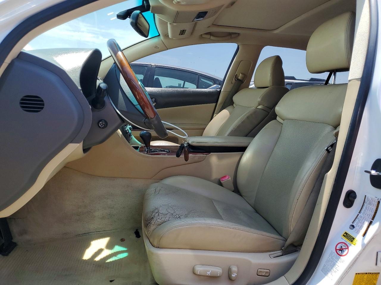 2007 Lexus Gs 350 White vin: JTHBE96S770015742