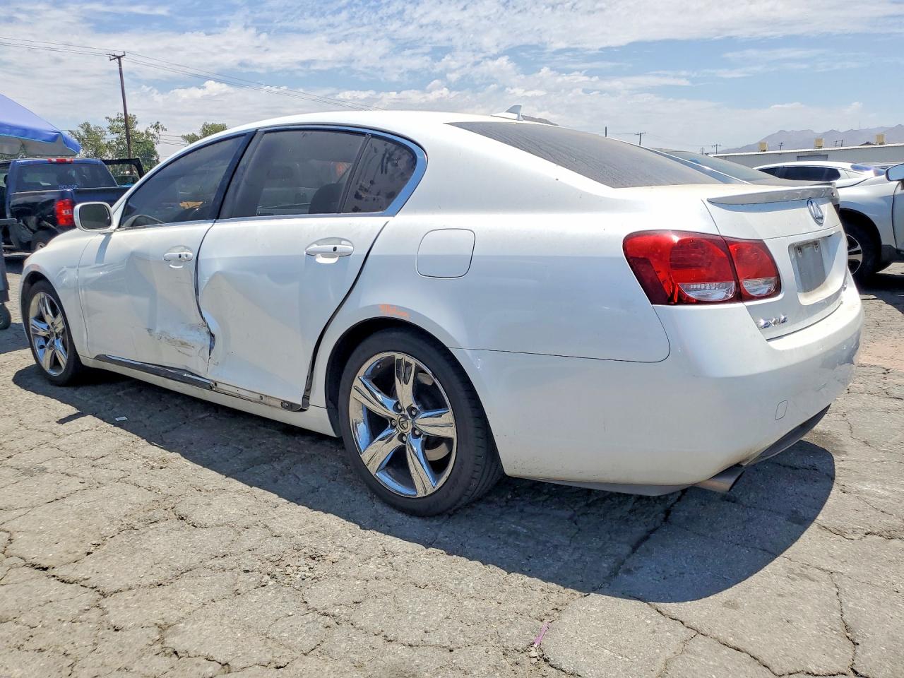 2007 Lexus Gs 350 White vin: JTHBE96S770015742
