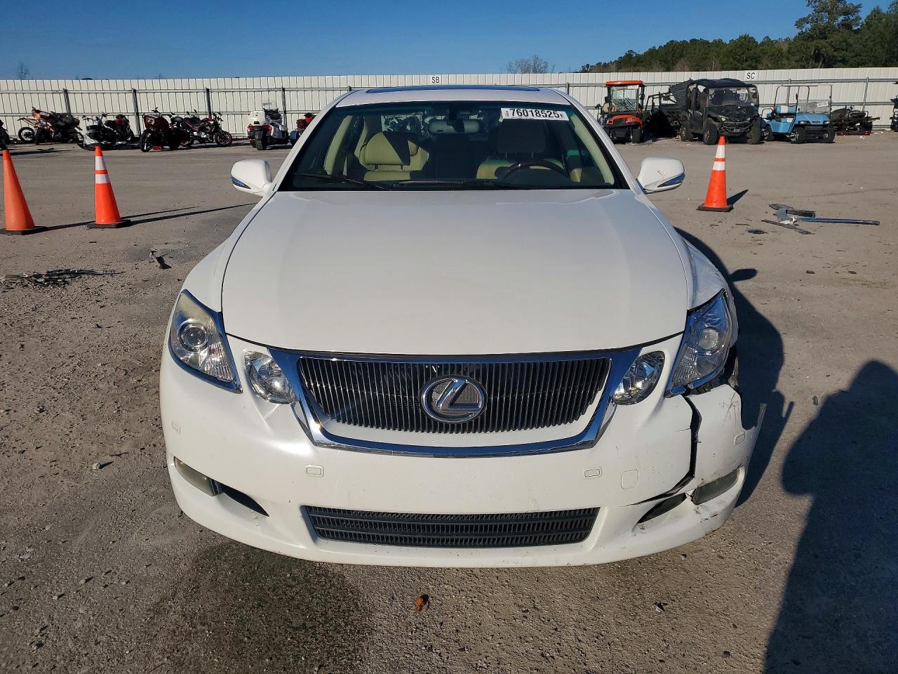 2008 Lexus Gs 350 White vin: JTHBE96S780038066