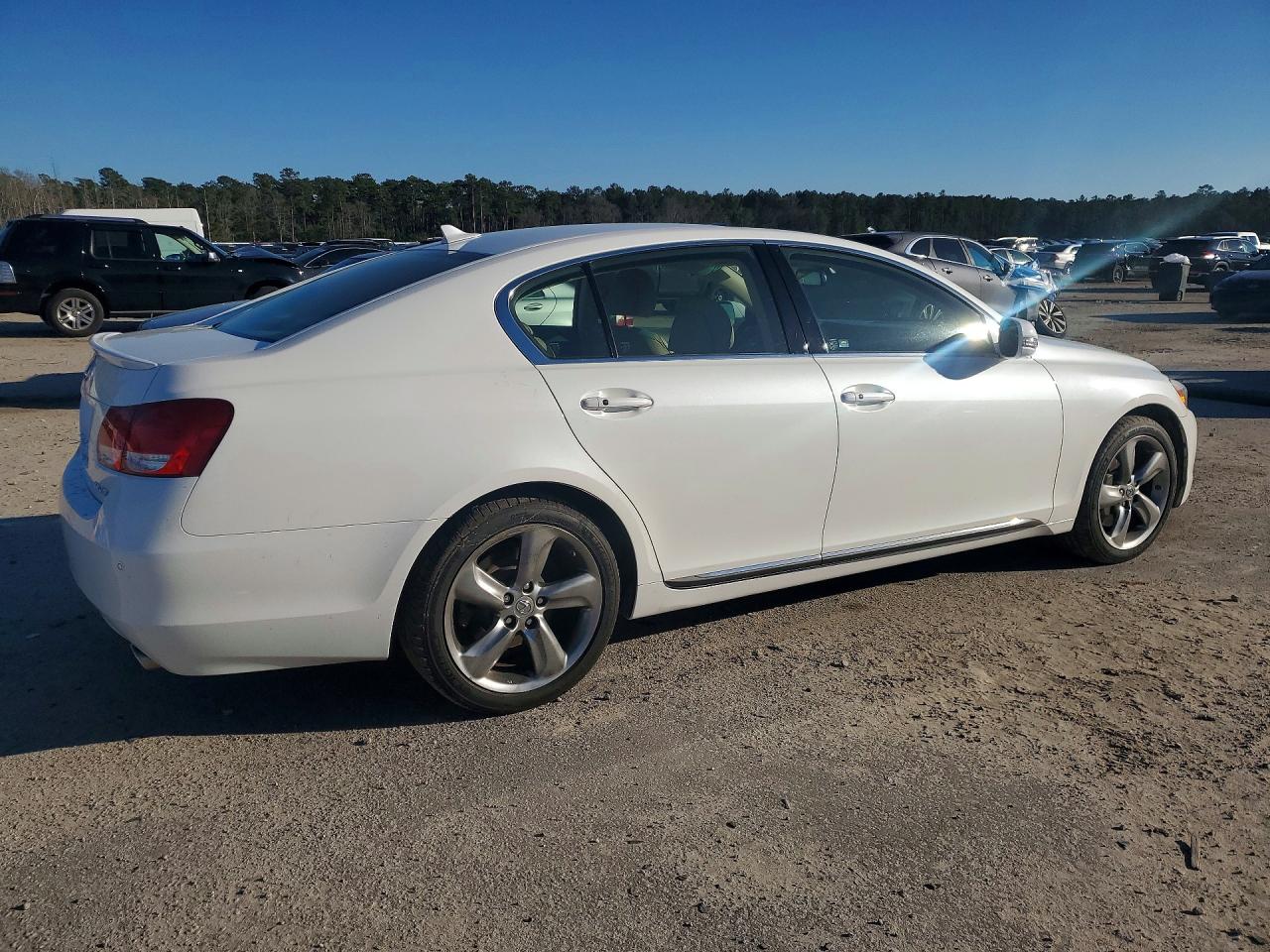 2008 Lexus Gs 350 White vin: JTHBE96S780038066