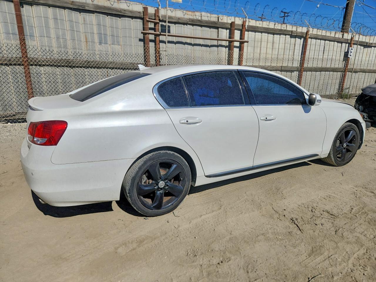2009 Lexus Gs 350 White vin: JTHBE96S790043818