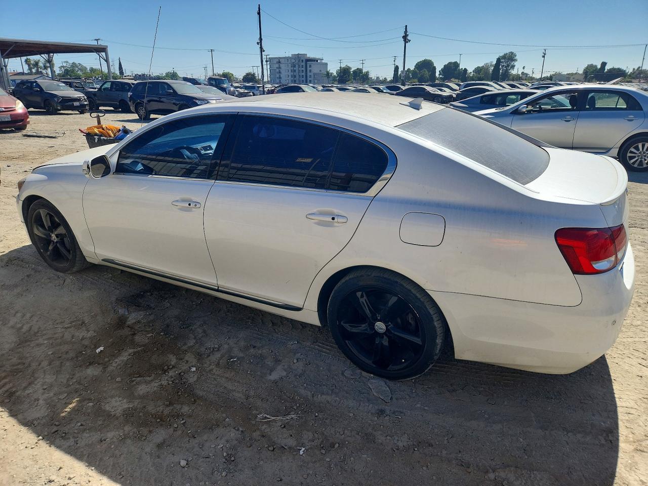 2009 Lexus Gs 350 White vin: JTHBE96S790043818