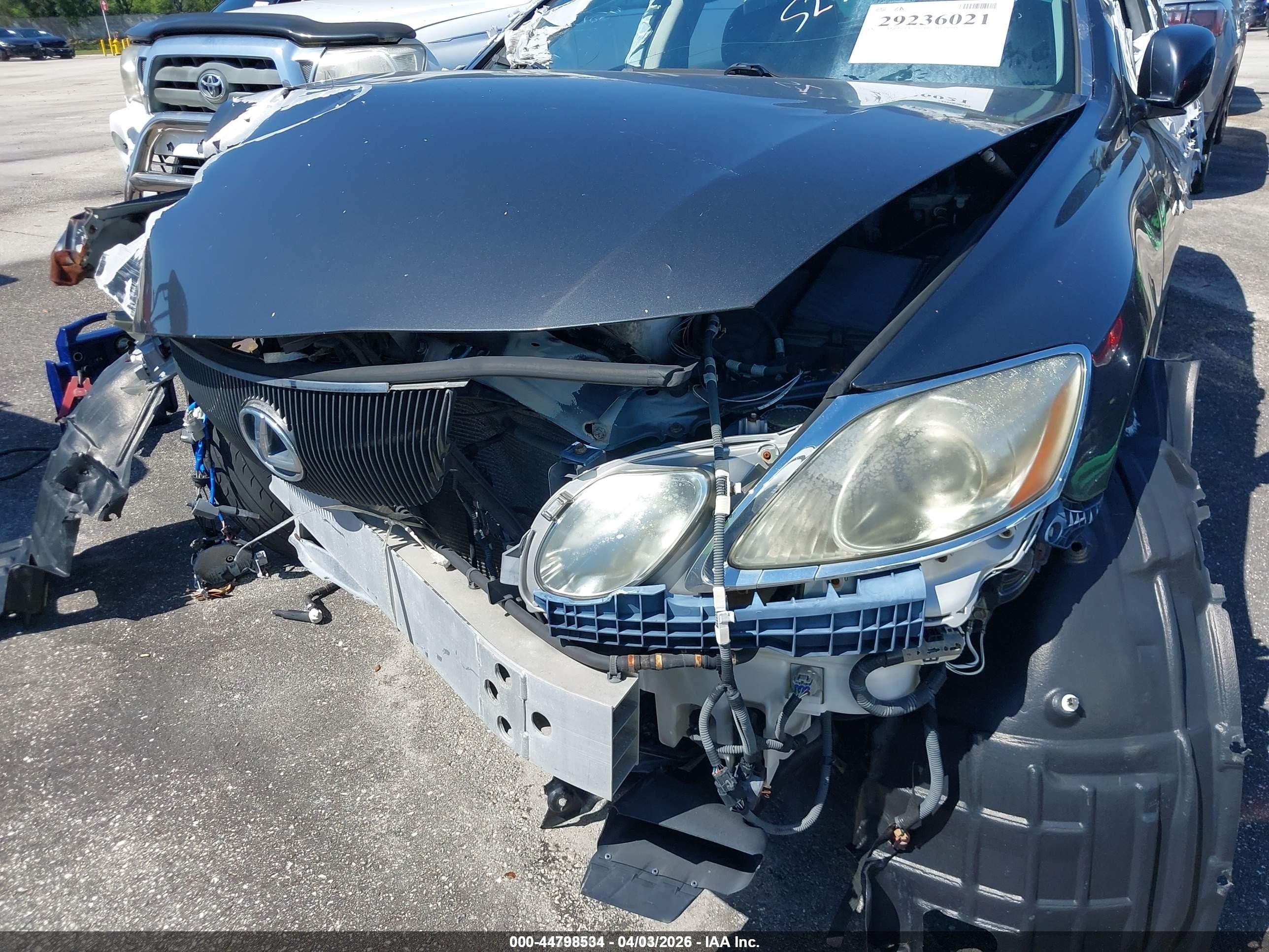 2007 Lexus Gs 350   Black vin: JTHBE96S870014373