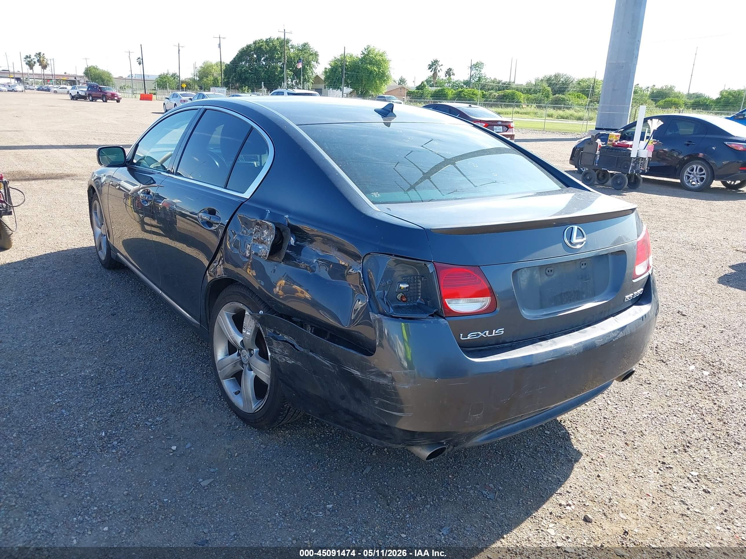 2007 Lexus Gs 350   Gray vin: JTHBE96S870023297
