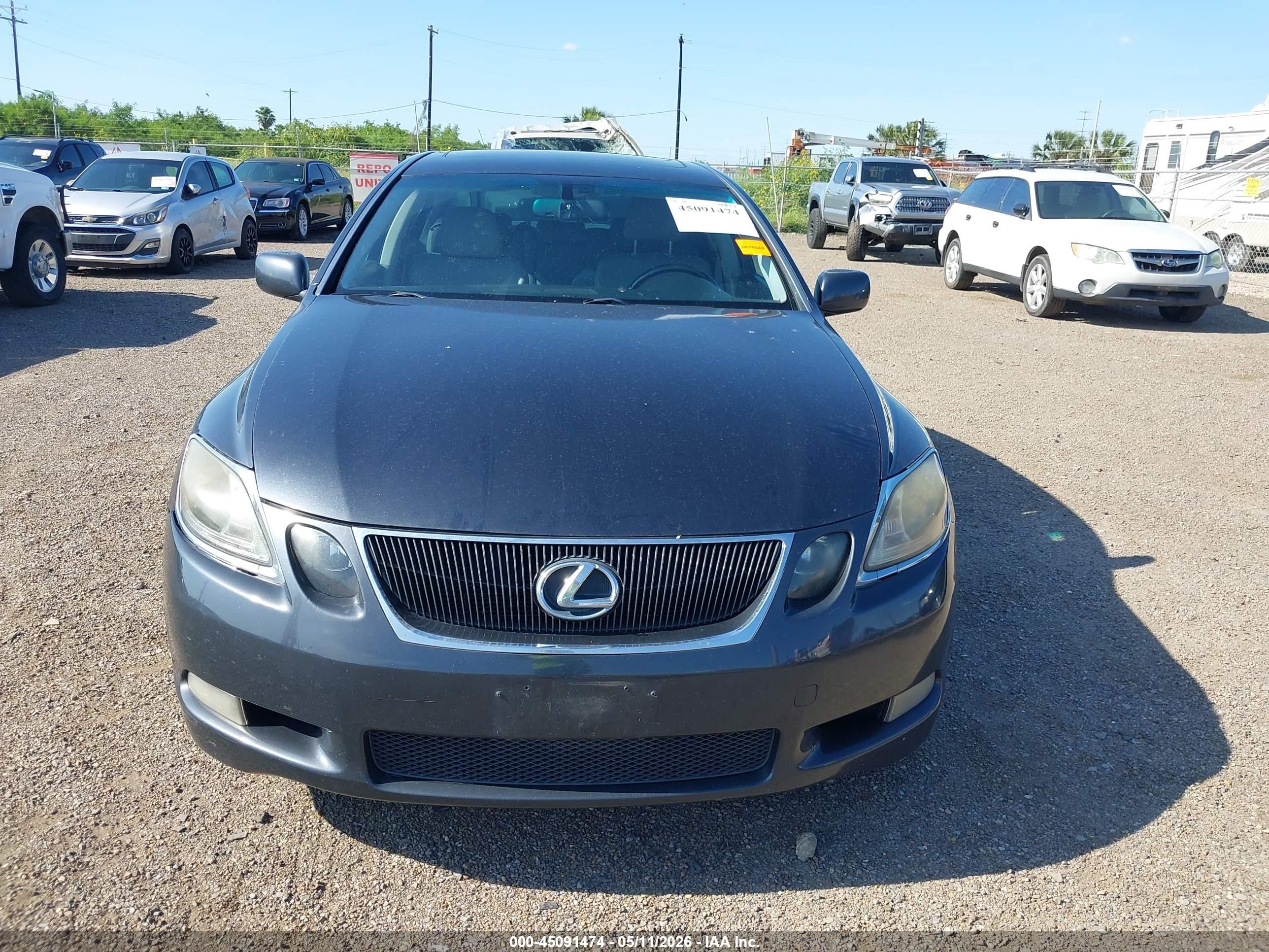 2007 Lexus Gs 350   Gray vin: JTHBE96S870023297