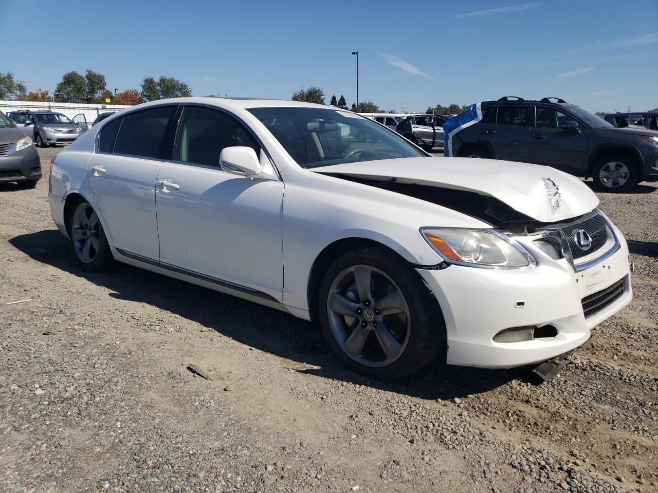 2008 Lexus Gs 350 White vin: JTHBE96S880034673