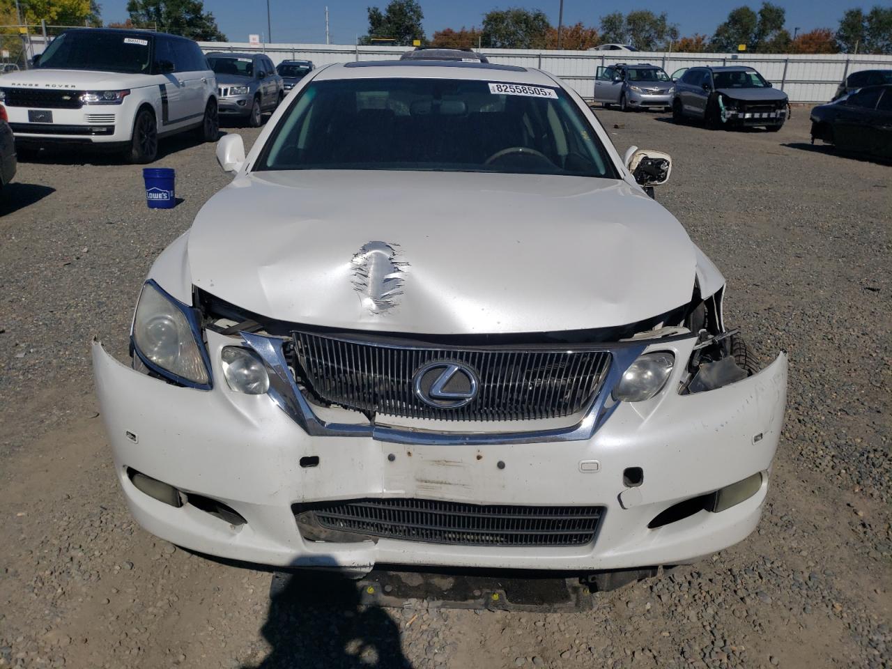 2008 Lexus Gs 350 White vin: JTHBE96S880034673