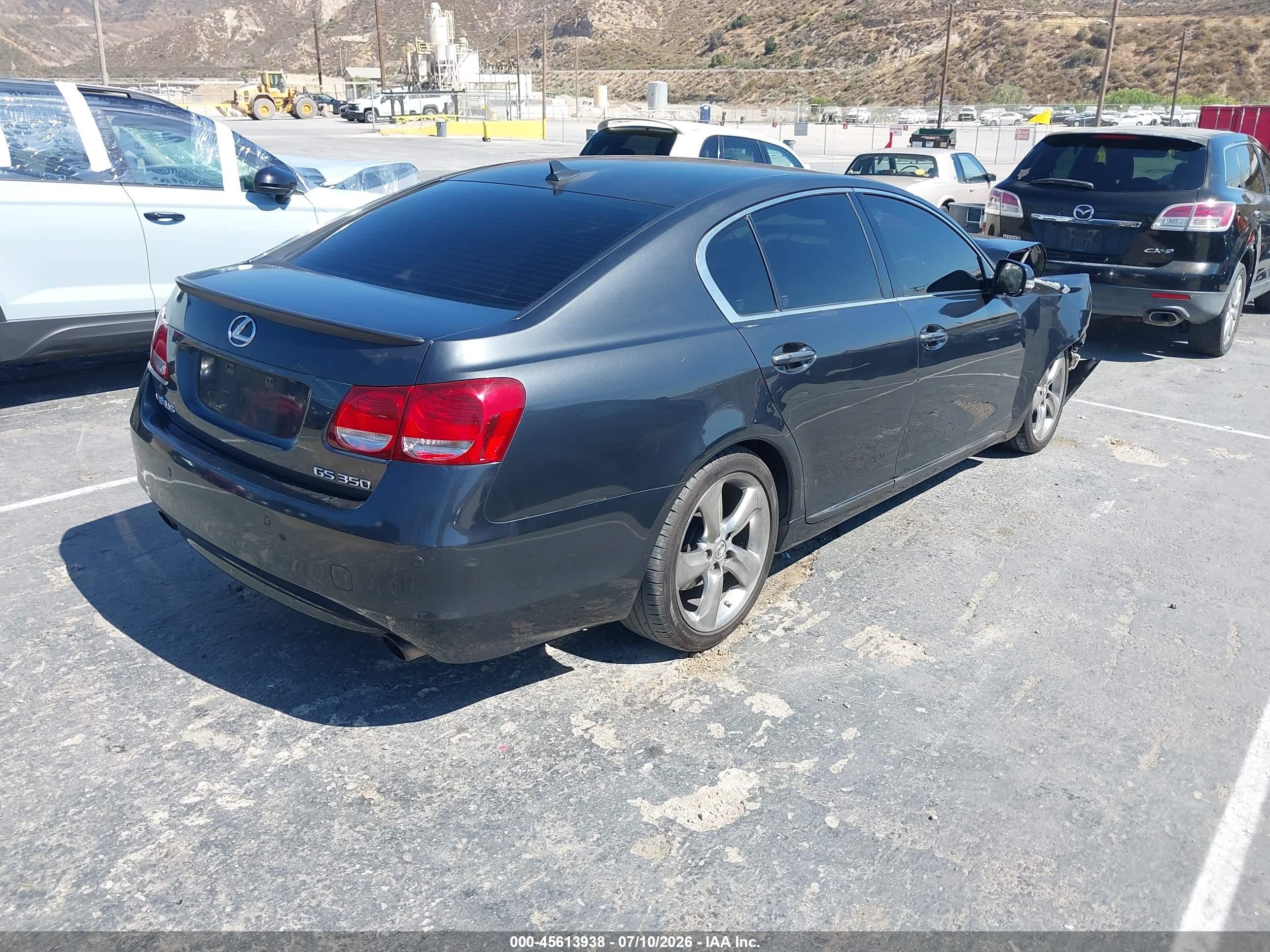 2009 Lexus Gs 350   Серый vin: JTHBE96S890043889