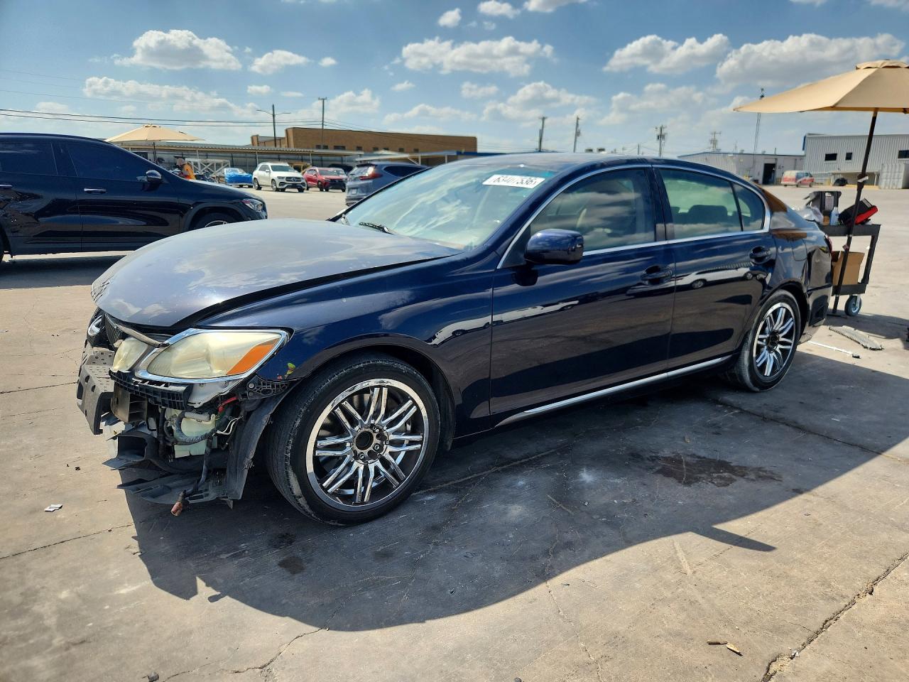 2007 Lexus Gs 350 Blue vin: JTHBE96S970025222