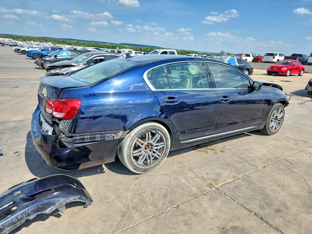 2007 Lexus Gs 350 Blue vin: JTHBE96S970025222
