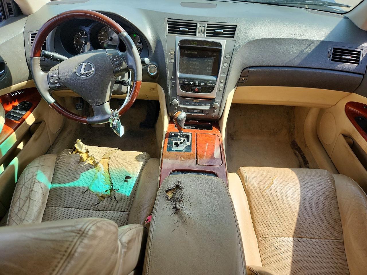 2007 Lexus Gs 350 Blue vin: JTHBE96S970025222