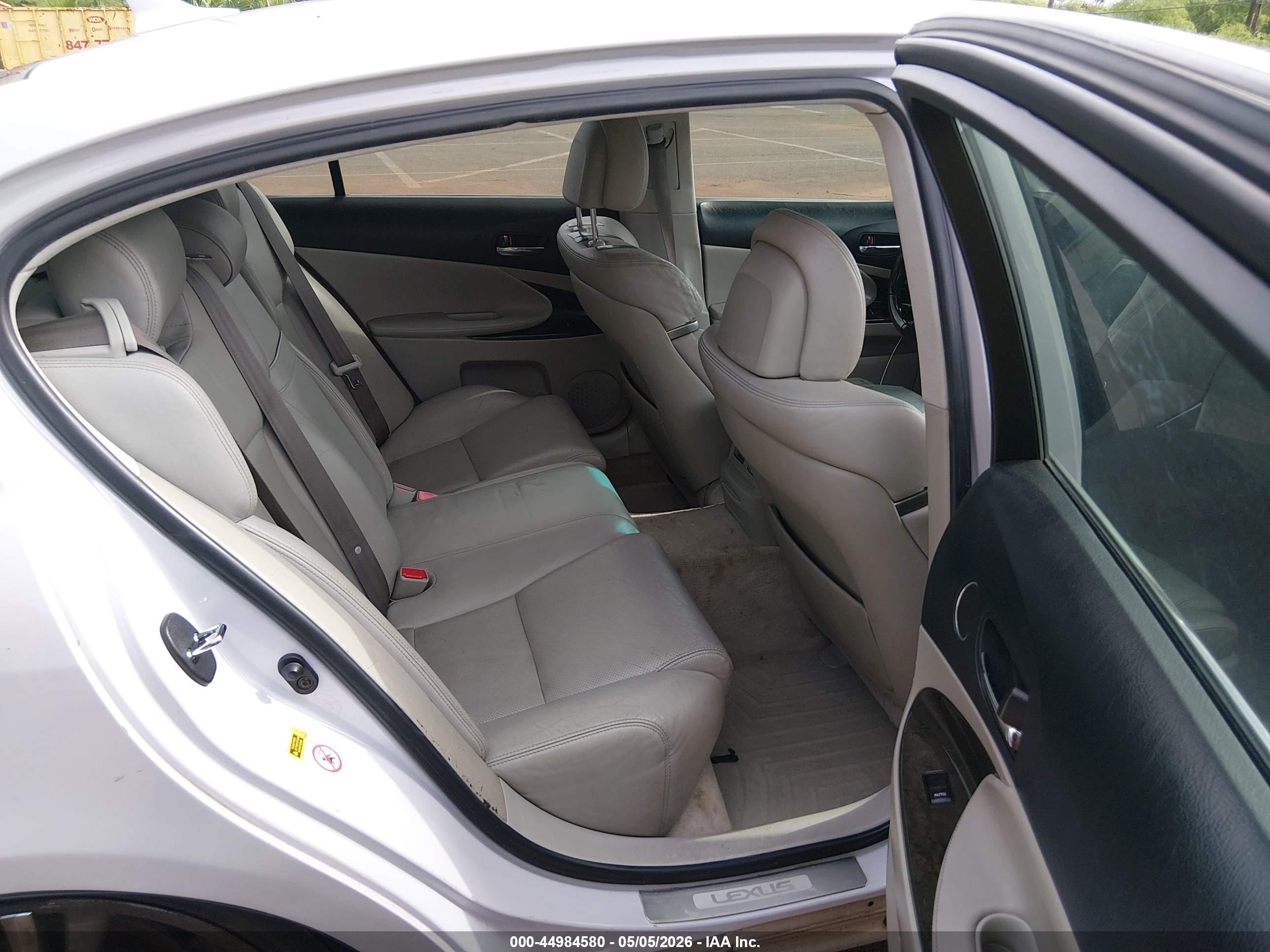 2008 Lexus Gs 350   Gray vin: JTHBE96S980028378
