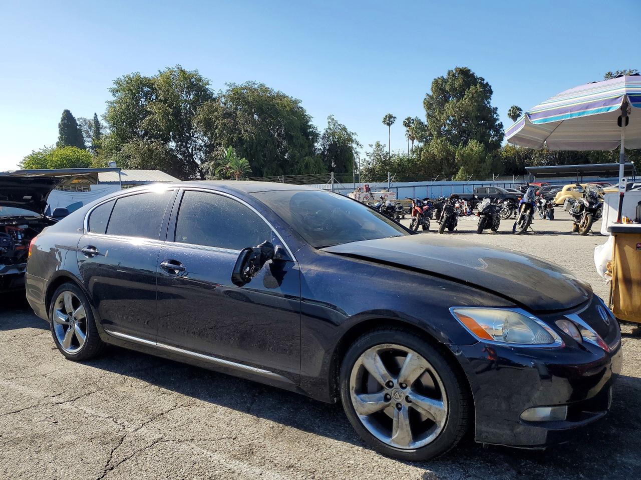 2008 Lexus Gs 350 Blue vin: JTHBE96S980036366