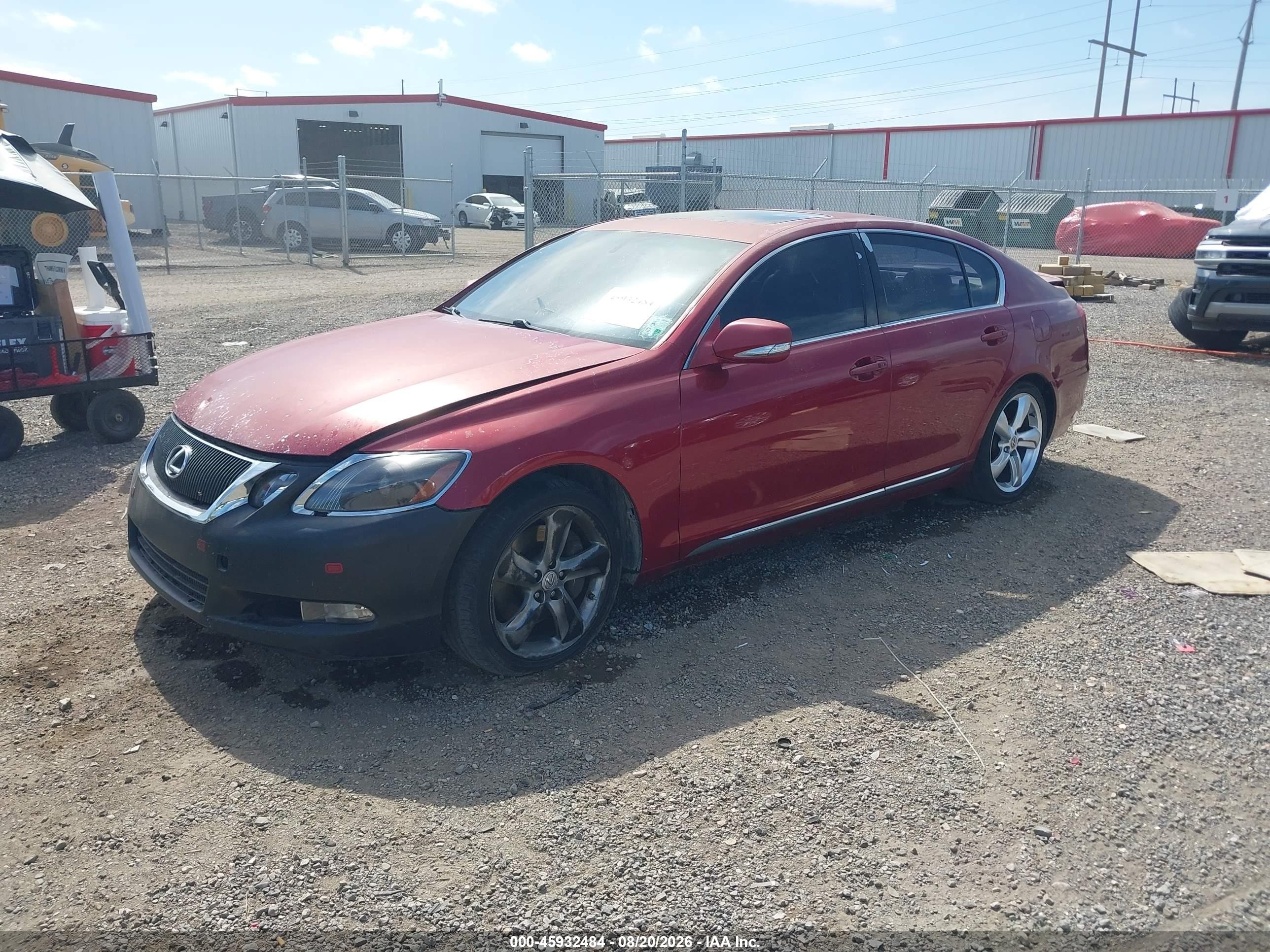 2008 Lexus Gs 350   Red vin: JTHBE96S980036769
