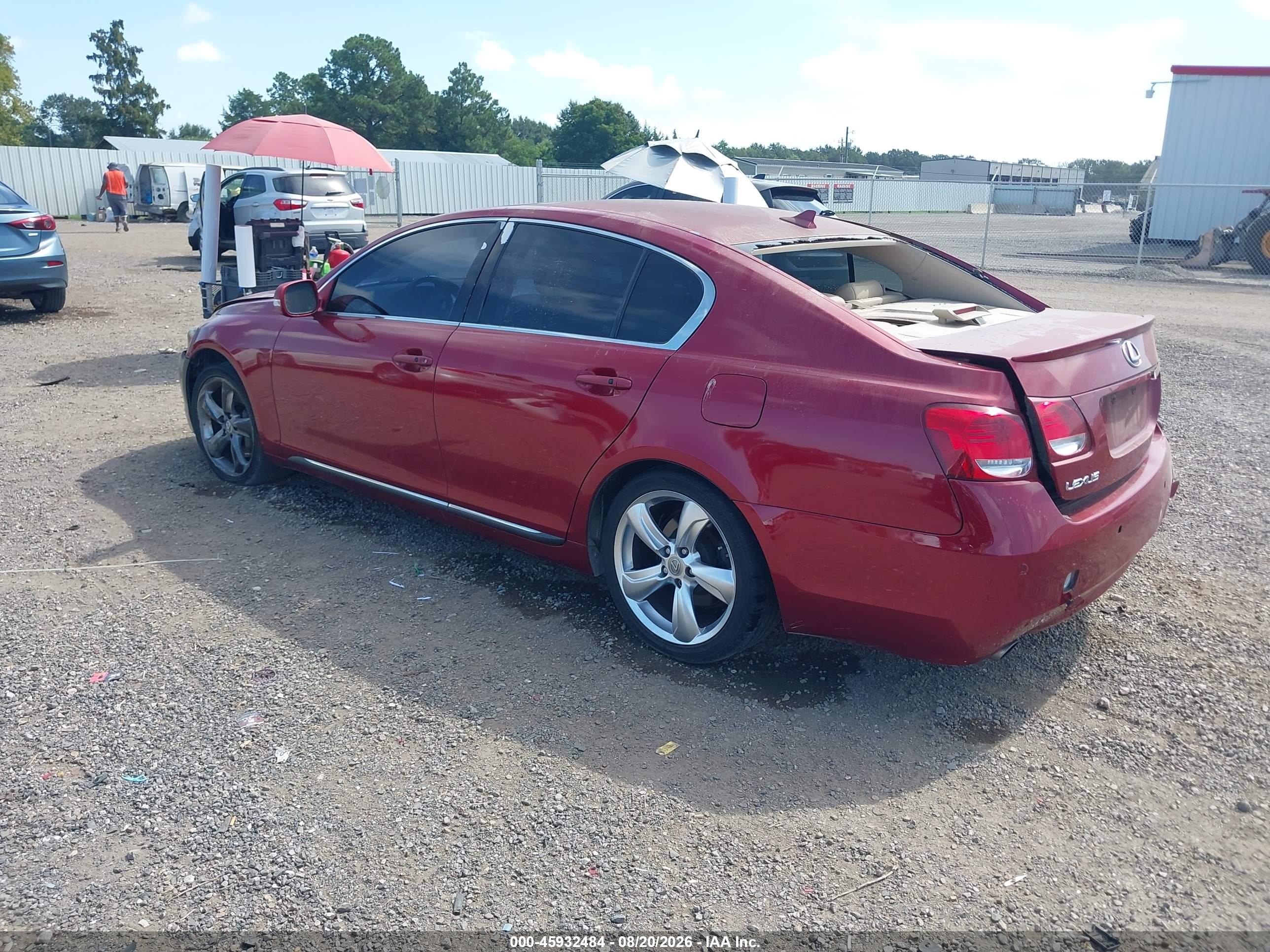 2008 Lexus Gs 350   Red vin: JTHBE96S980036769