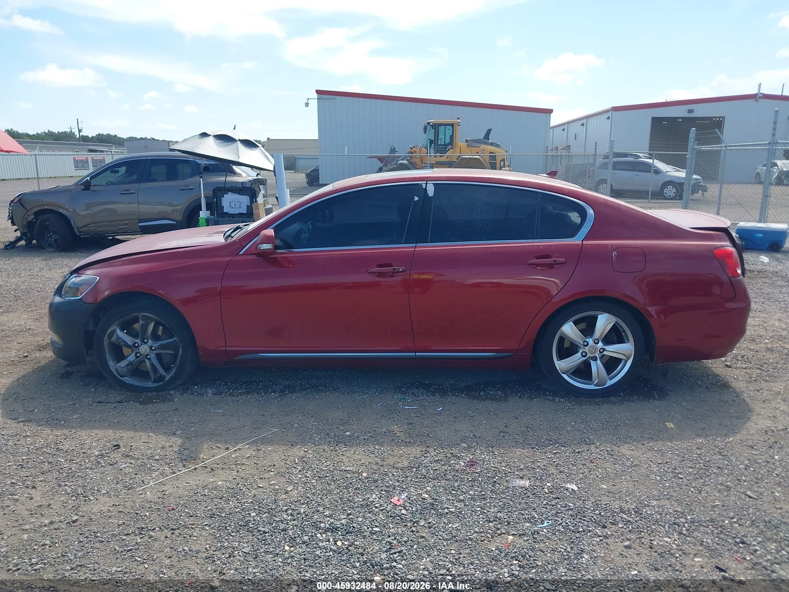 2008 Lexus Gs 350   Red vin: JTHBE96S980036769