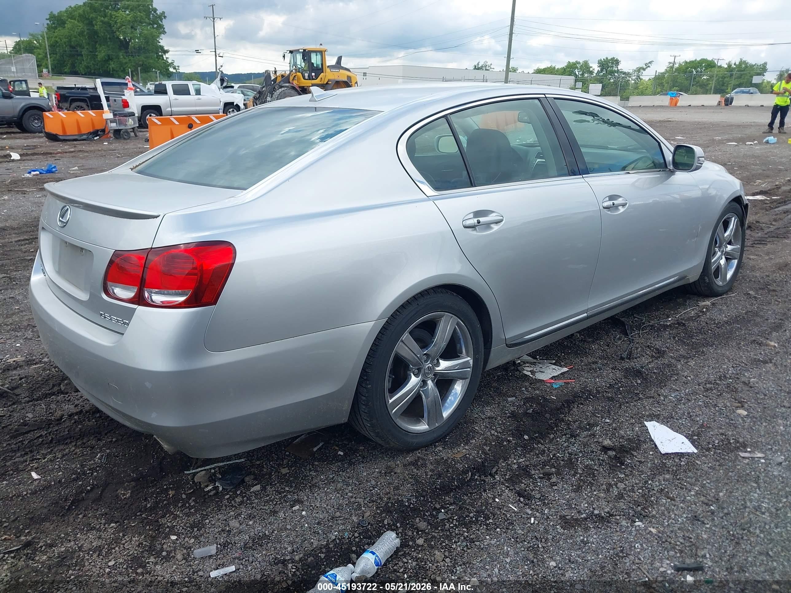2008 Lexus Gs 350 Silver vin: JTHBE96S980040966
