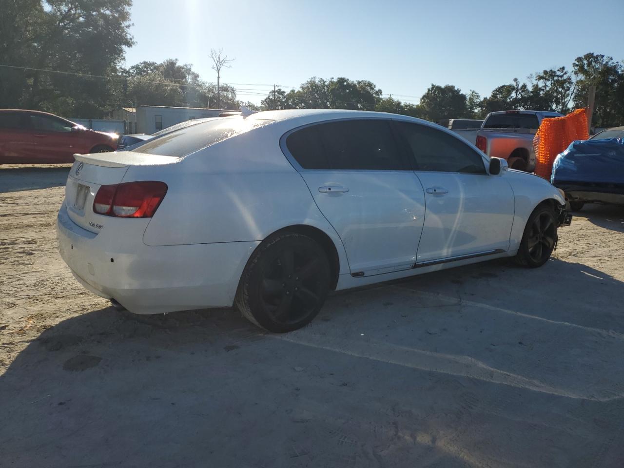2008 Lexus Gs 350 White vin: JTHBE96S980042703