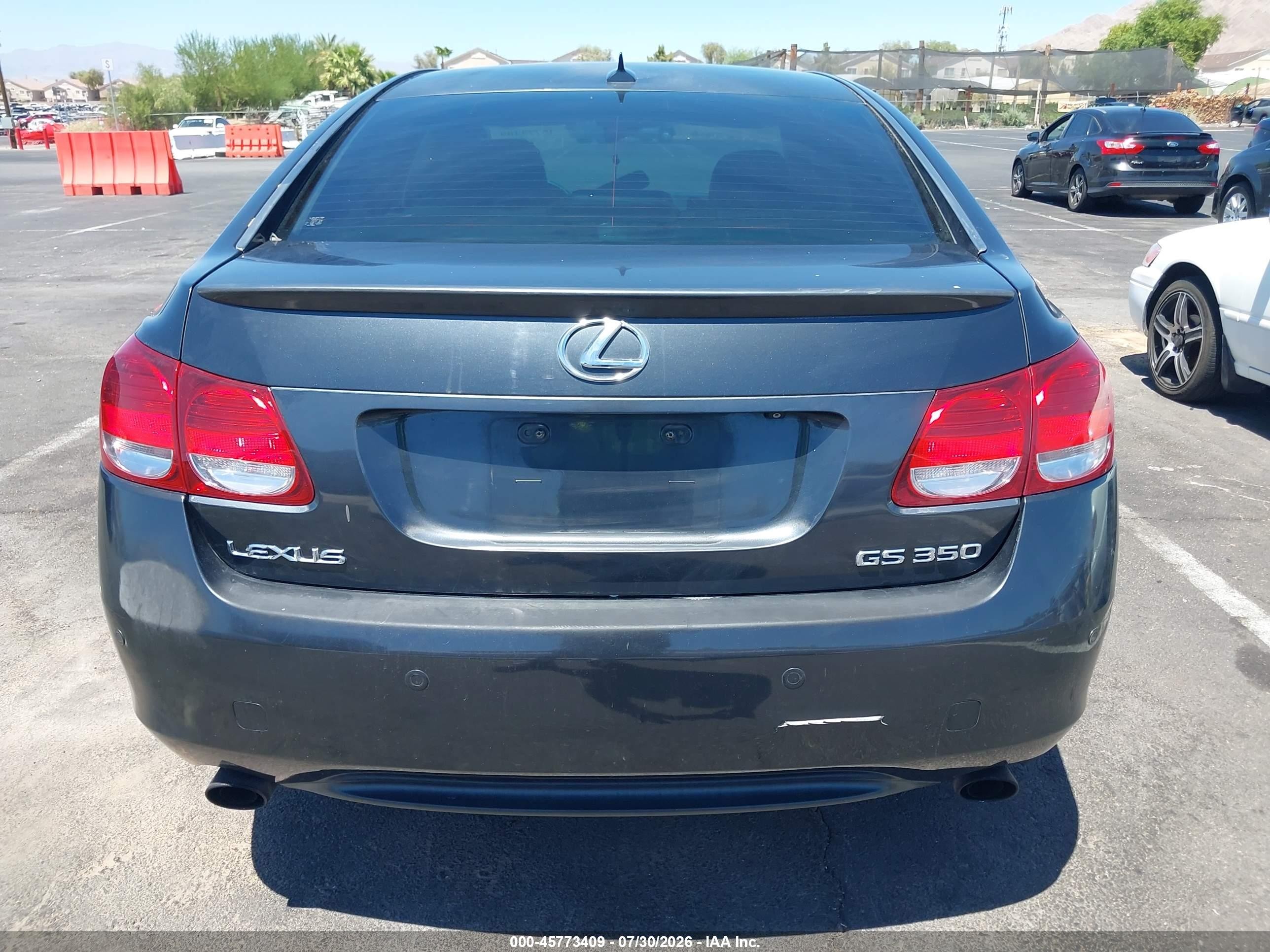 2007 Lexus Gs 350   Blue vin: JTHBE96SX70020823