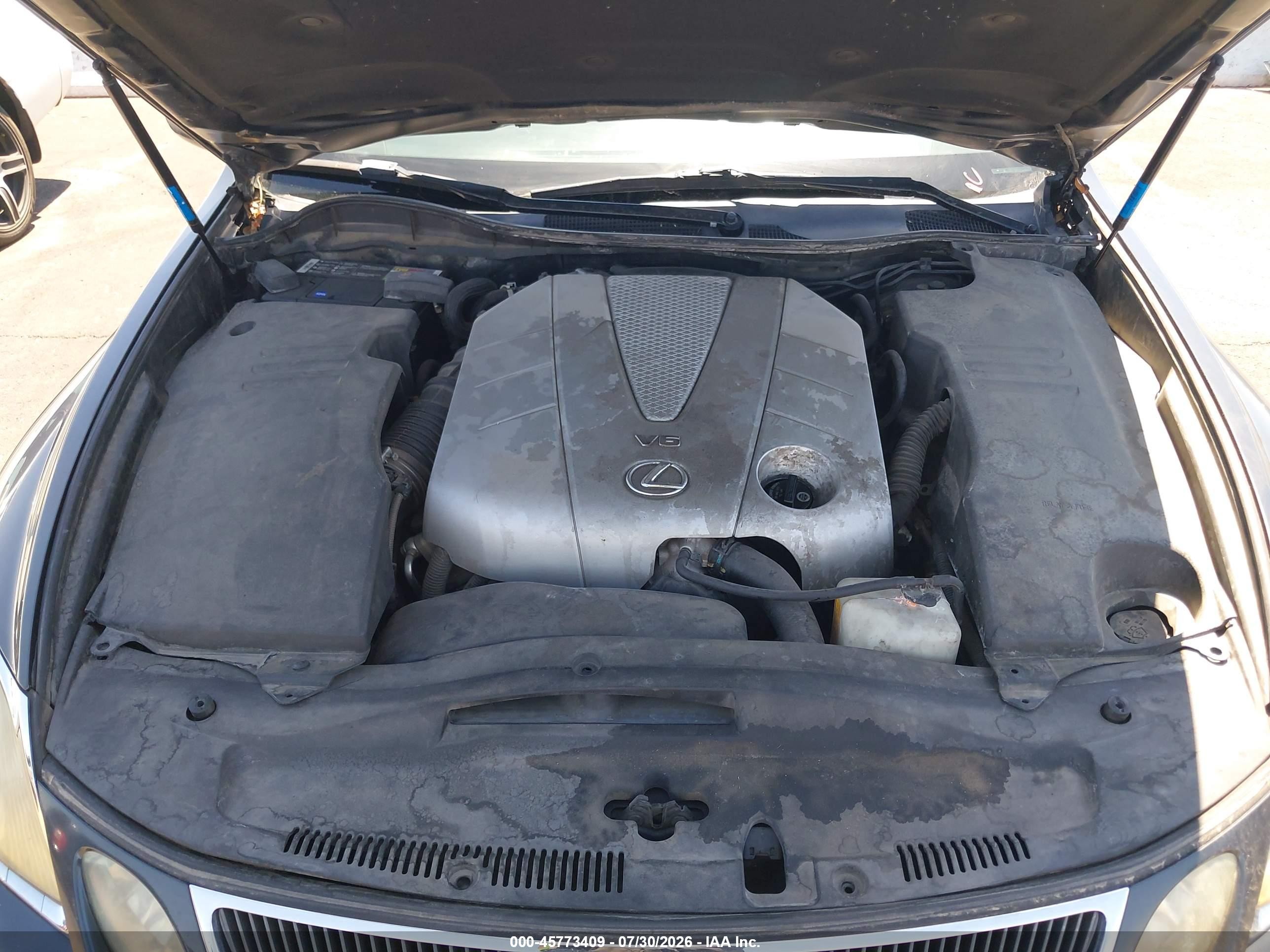 2007 Lexus Gs 350   Blue vin: JTHBE96SX70020823