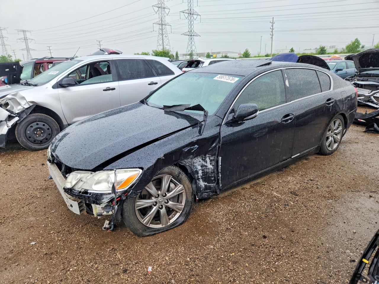 2008 Lexus Gs 350 Черный vin: JTHBE96SX80036828