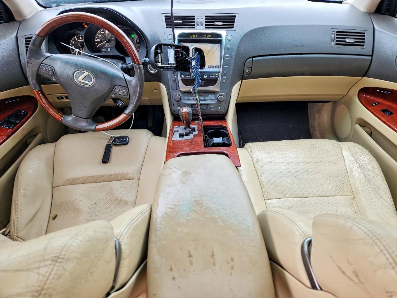 2008 Lexus Gs 350 Черный vin: JTHBE96SX80036828