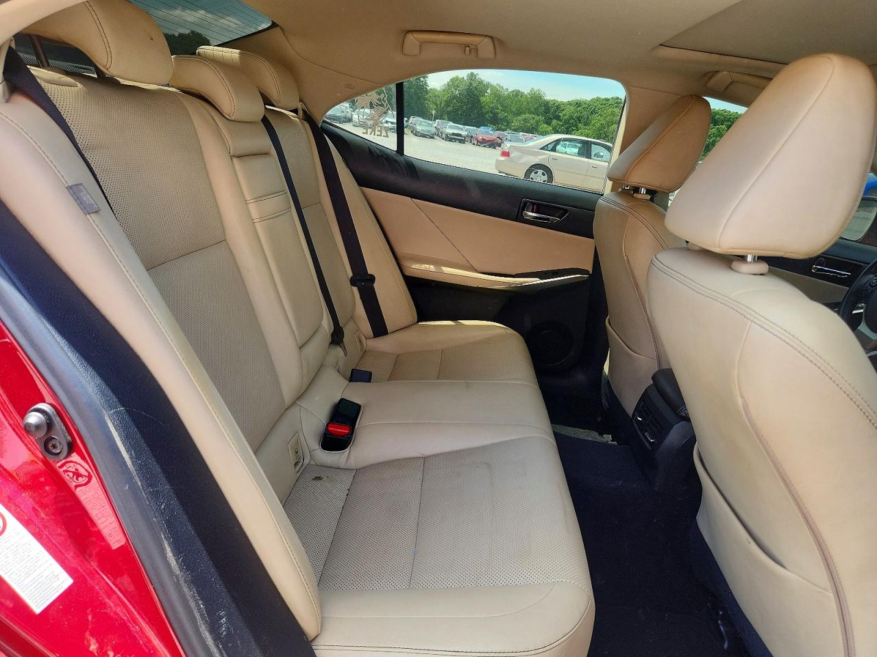 2014 Lexus Is 250 Red vin: JTHBF1D20E5007127