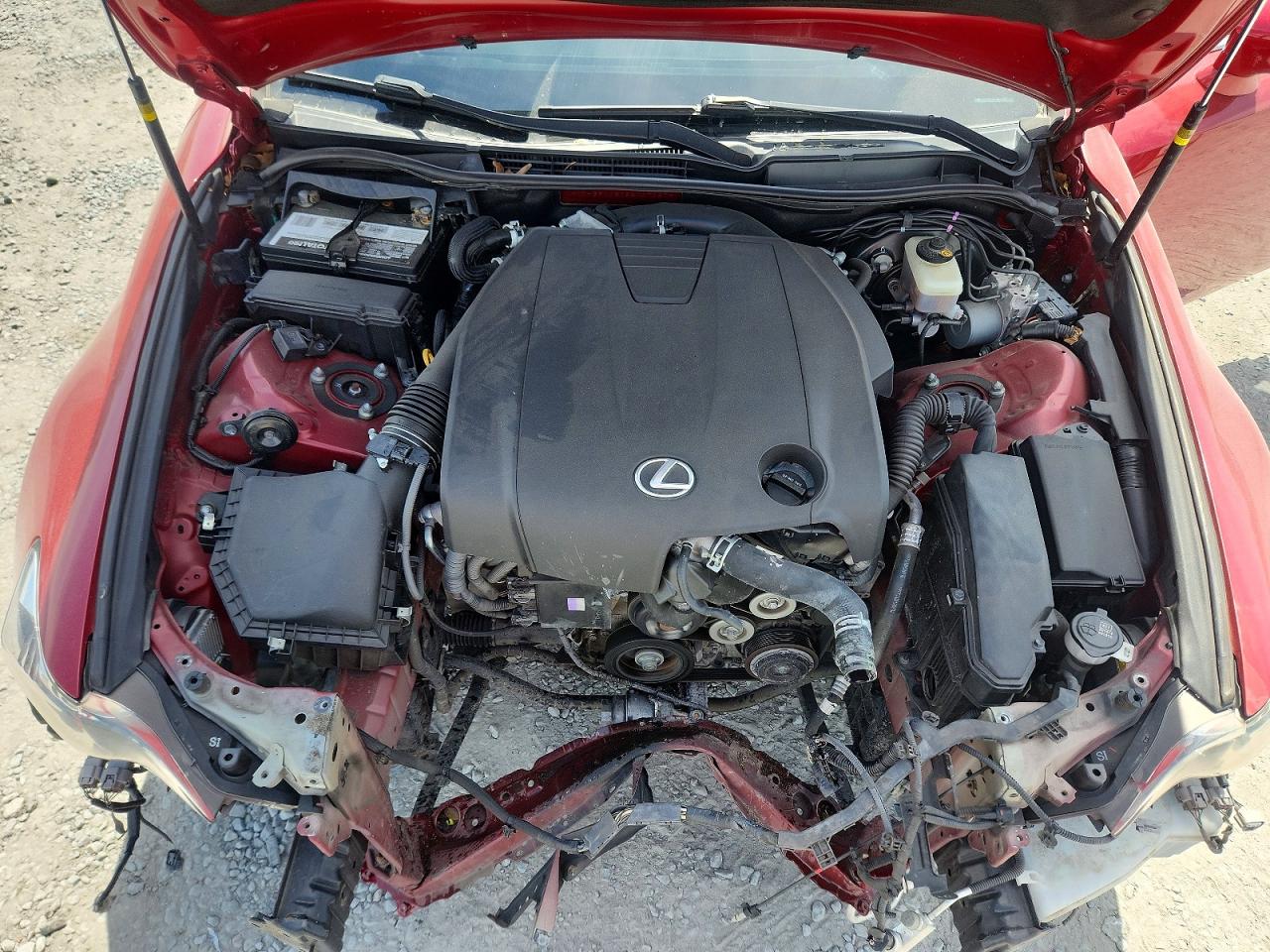 2014 Lexus Is 250 Red vin: JTHBF1D20E5007127