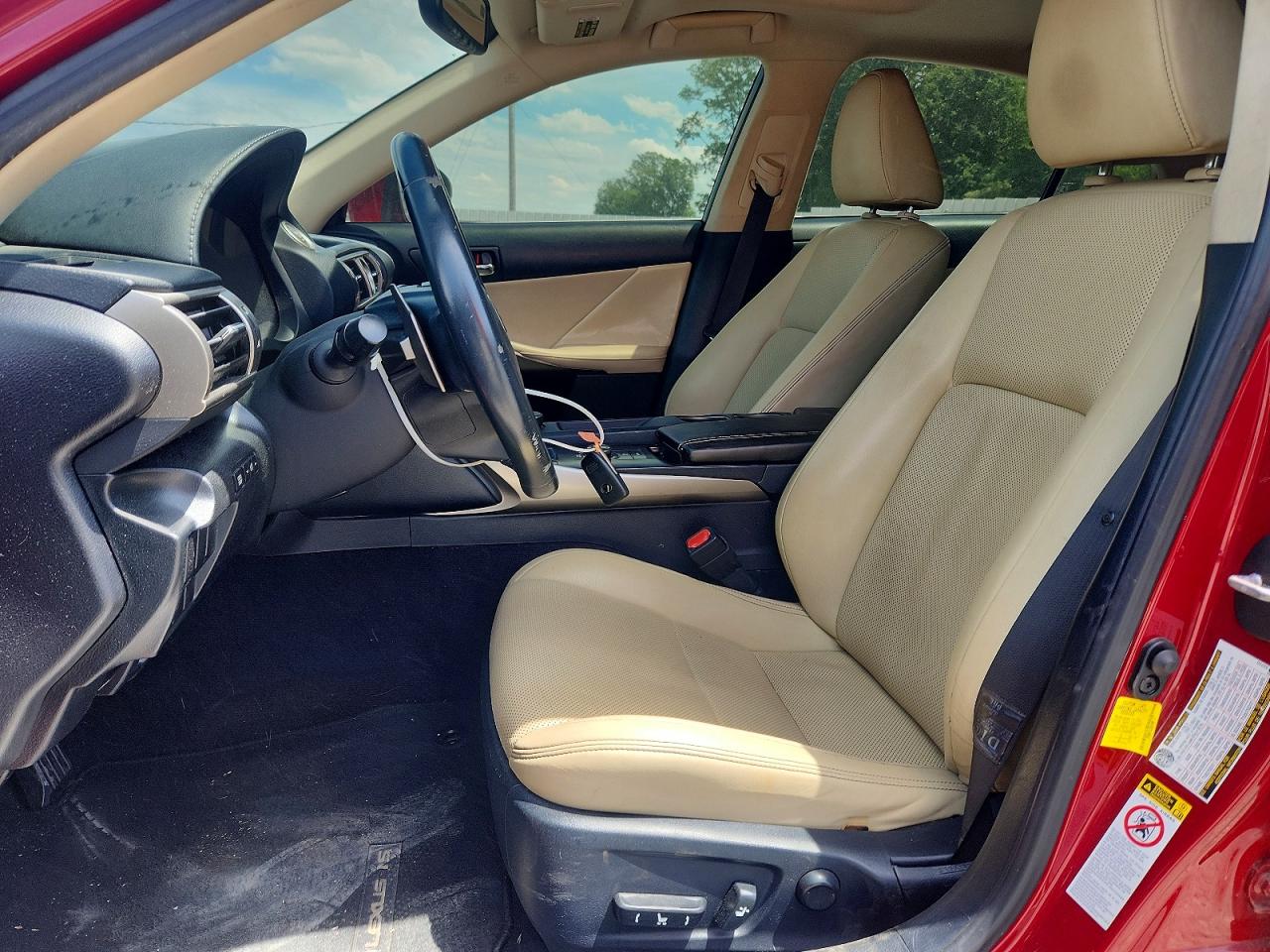 2014 Lexus Is 250 Red vin: JTHBF1D20E5007127