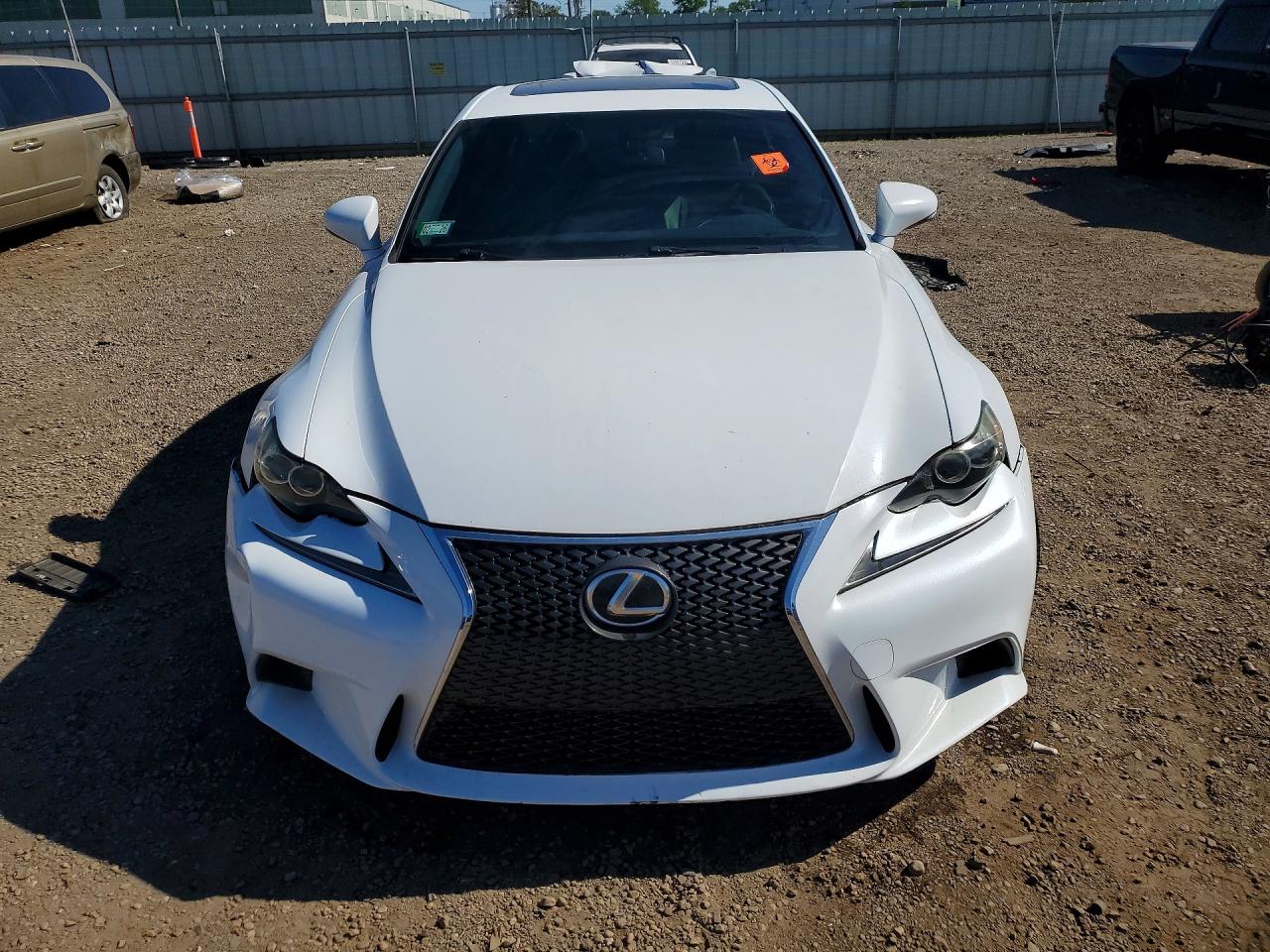 2014 Lexus Is 250 Белый vin: JTHBF1D20E5019133