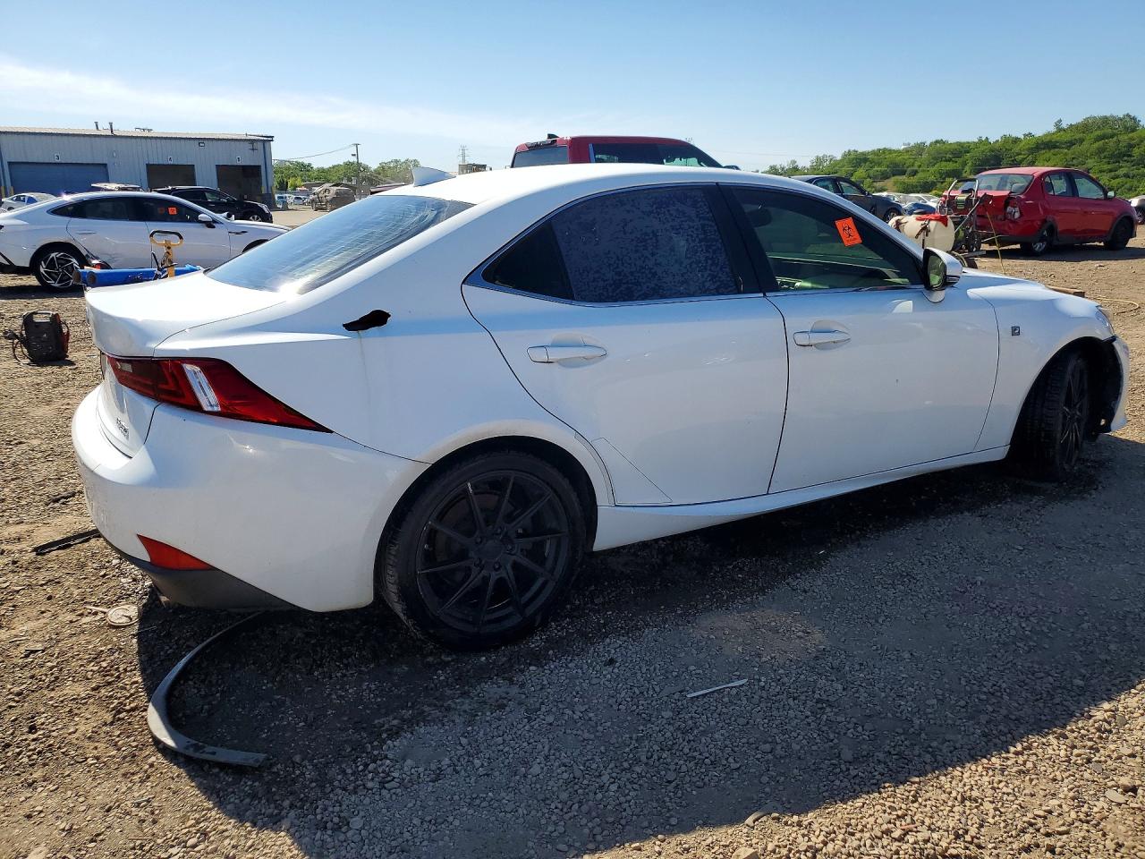 2014 Lexus Is 250 Белый vin: JTHBF1D20E5019133