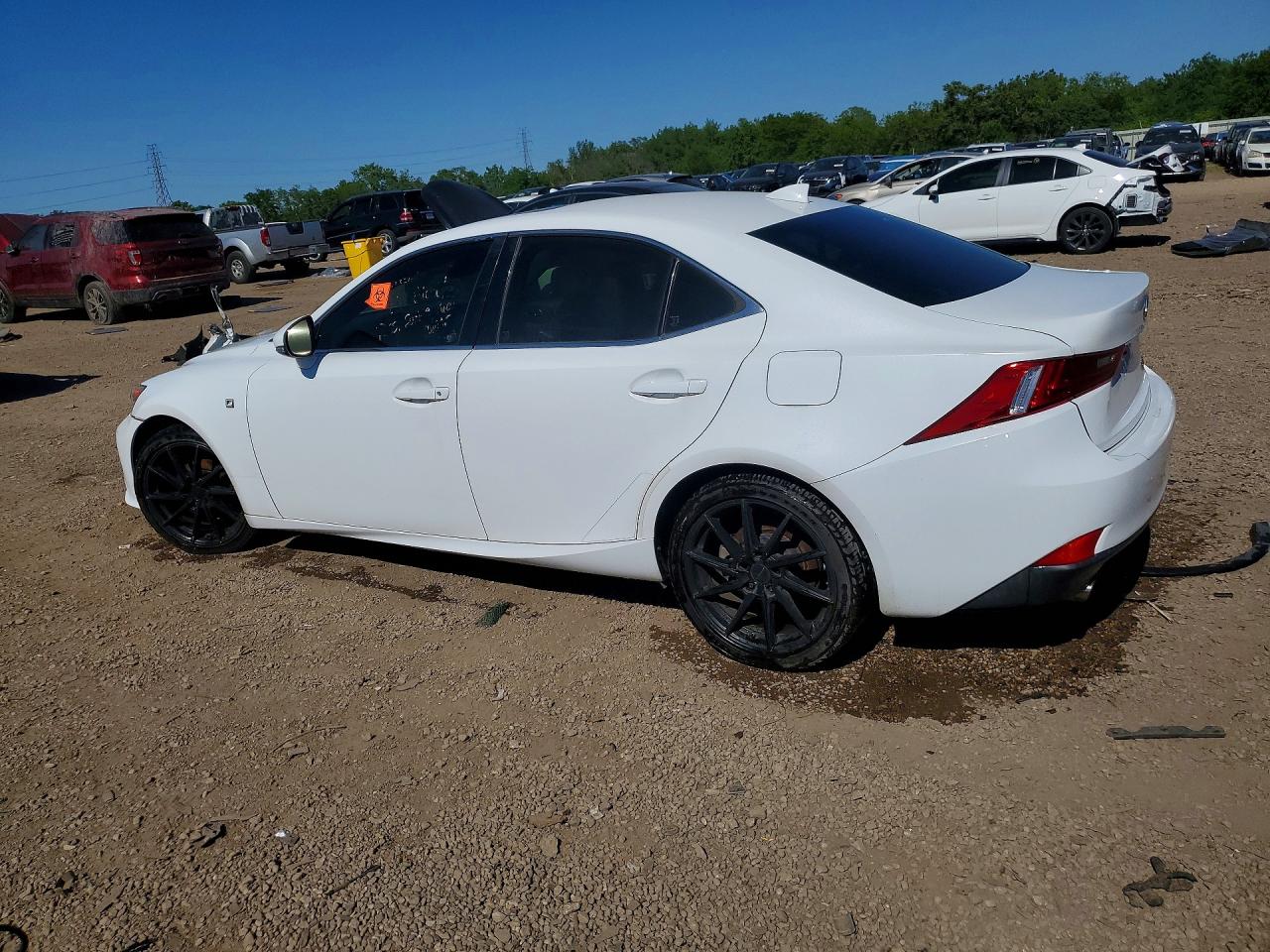 2014 Lexus Is 250 Белый vin: JTHBF1D20E5019133