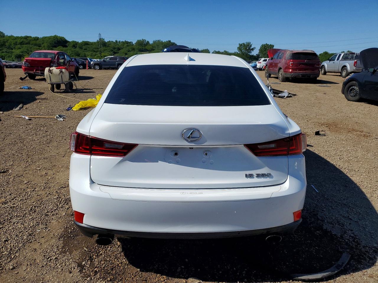 2014 Lexus Is 250 Белый vin: JTHBF1D20E5019133