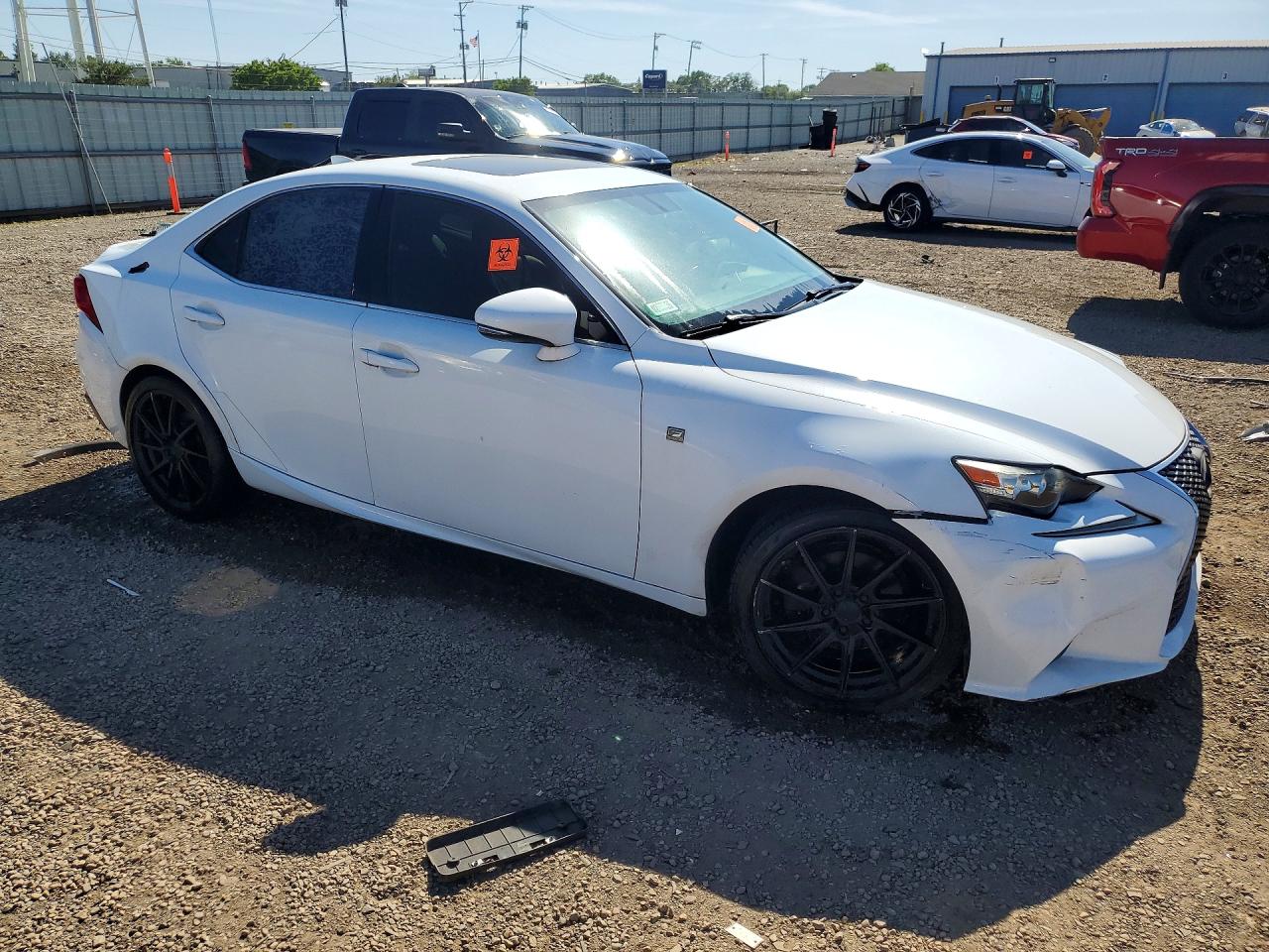 2014 Lexus Is 250 Белый vin: JTHBF1D20E5019133