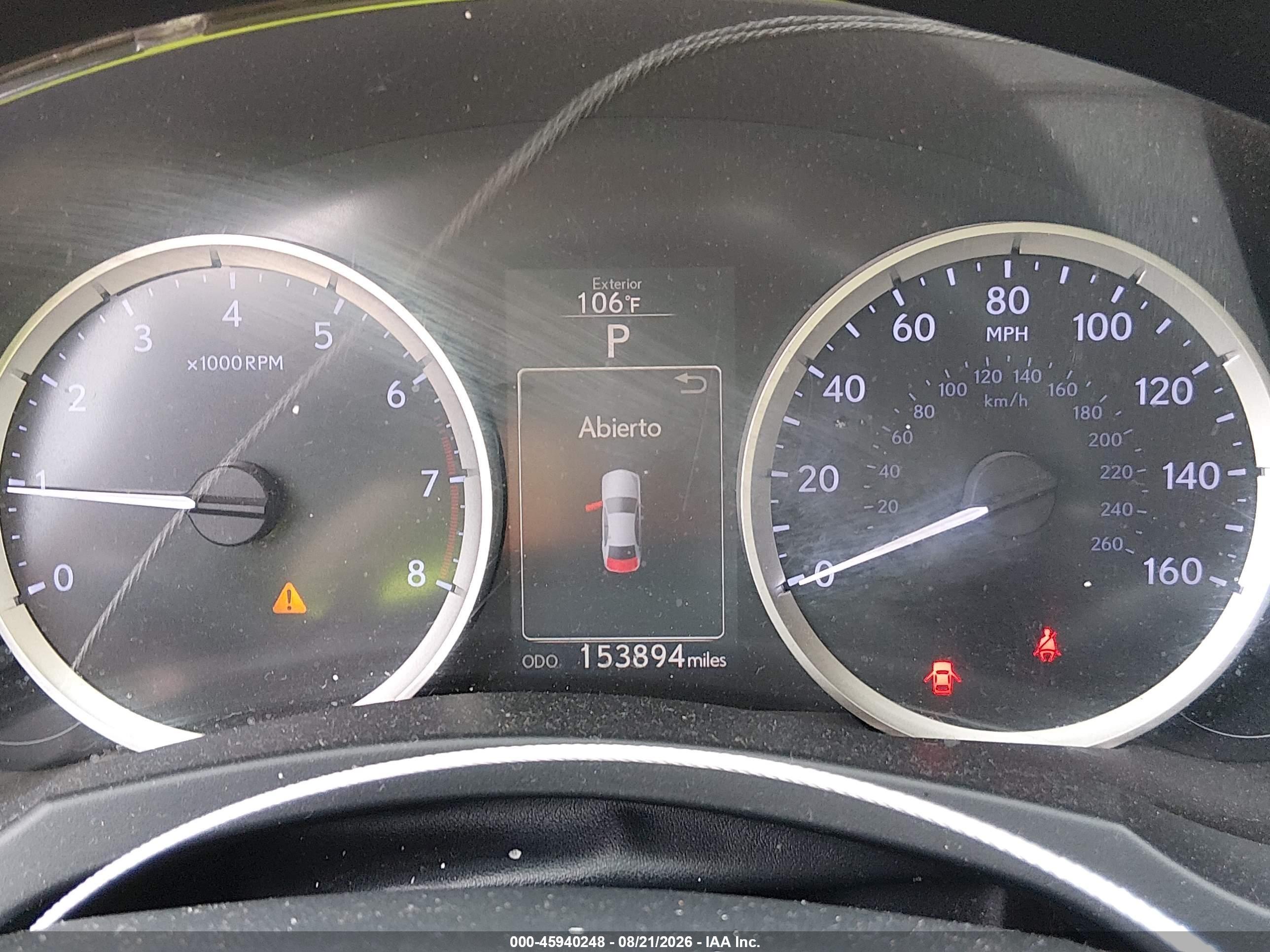 2014 Lexus Is 250   Red vin: JTHBF1D20E5029337