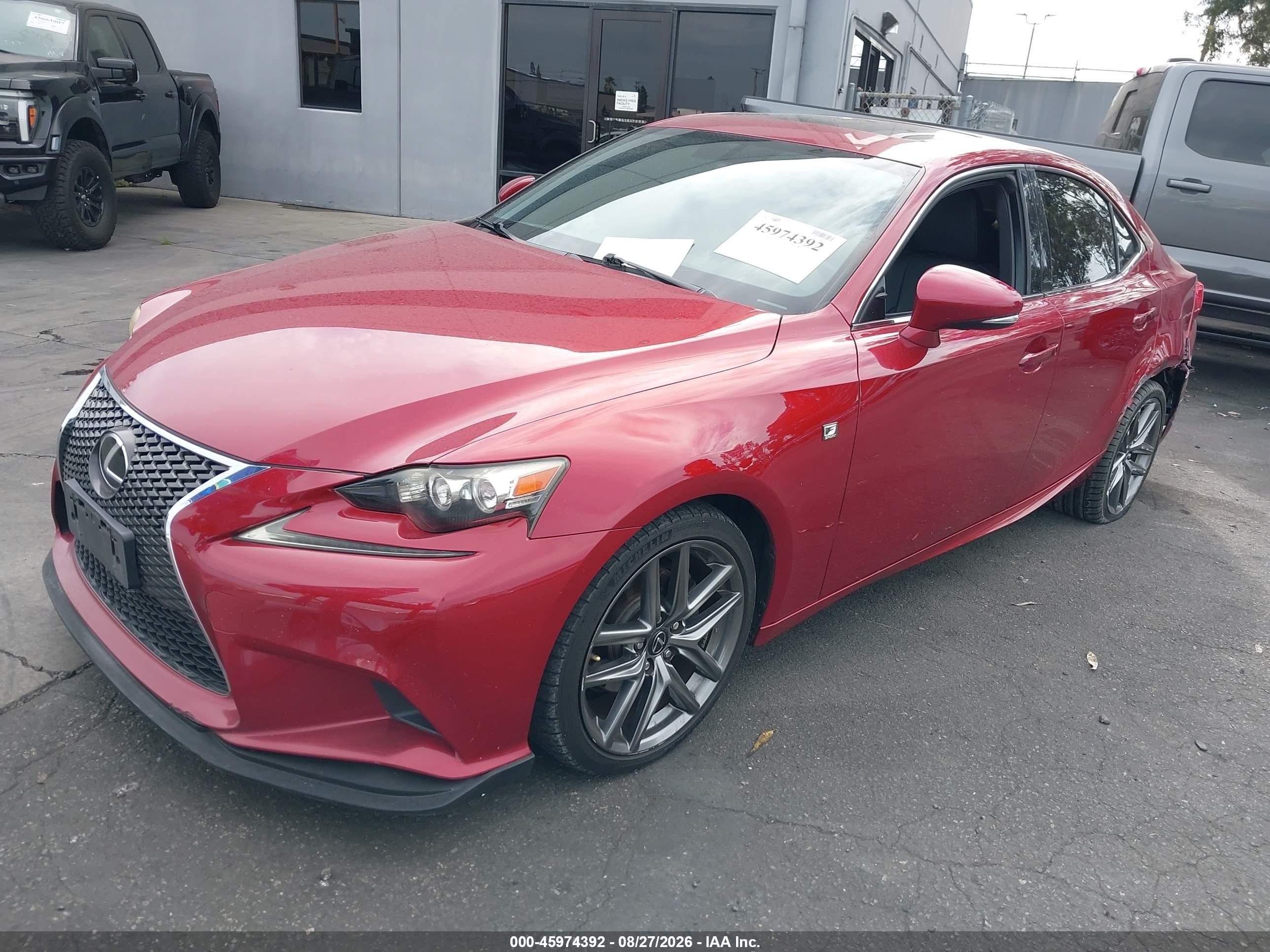 2014 Lexus Is 250   Red vin: JTHBF1D20E5034960