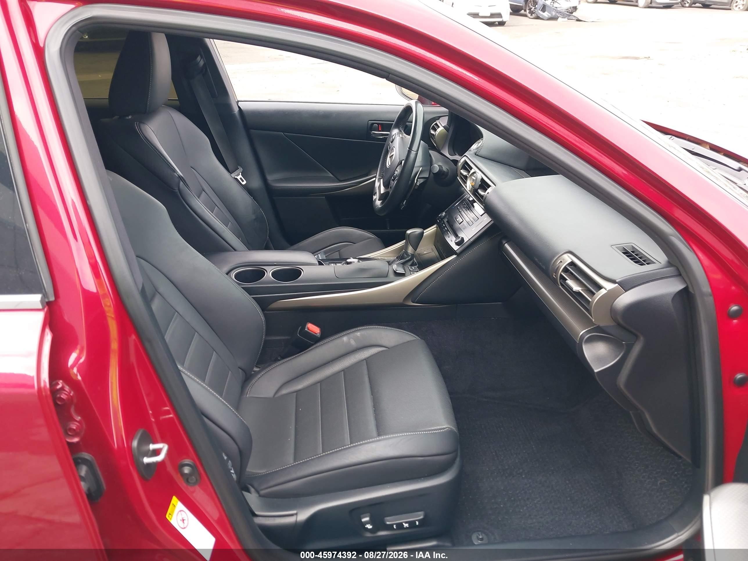 2014 Lexus Is 250   Red vin: JTHBF1D20E5034960