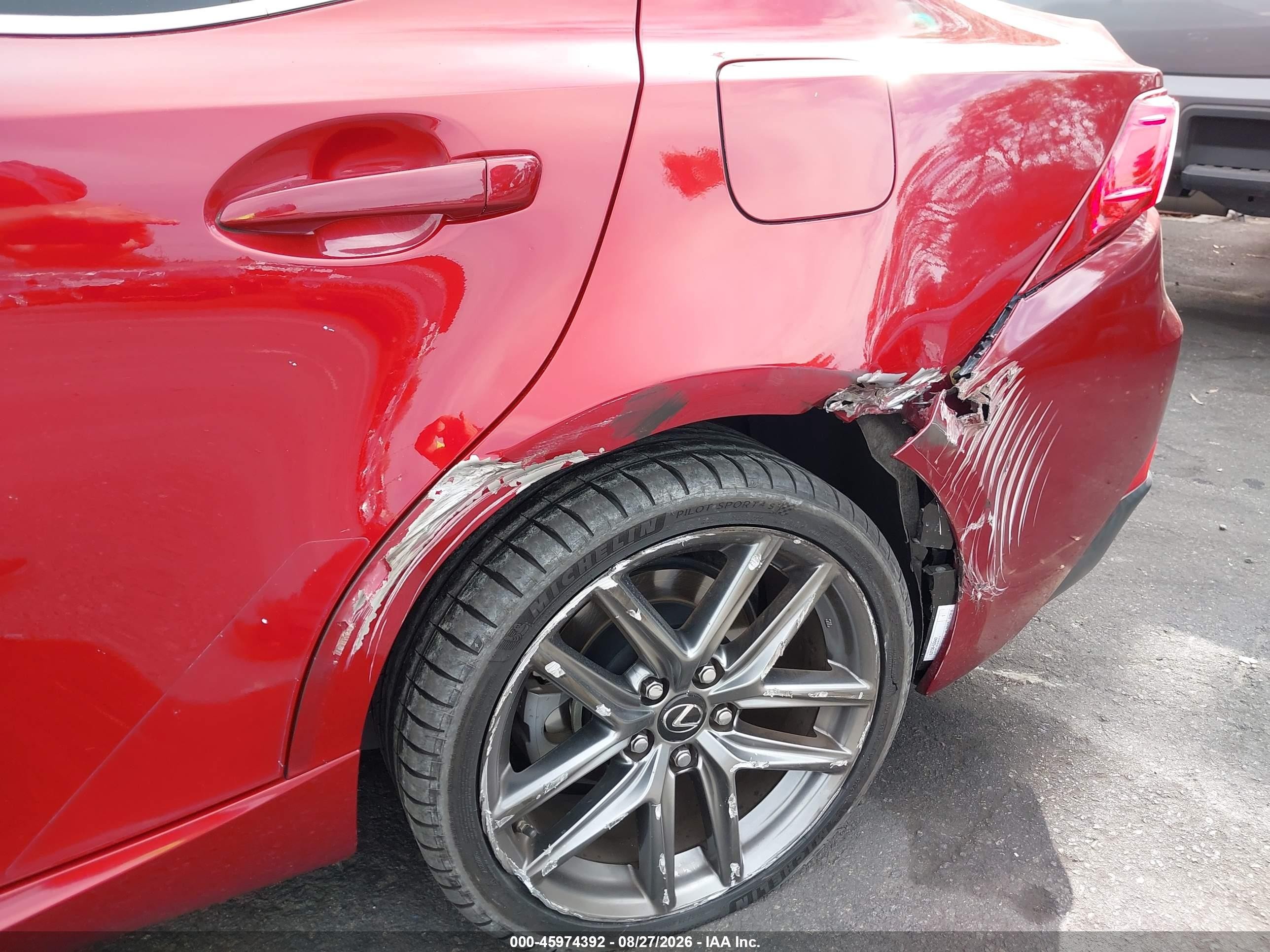 2014 Lexus Is 250   Red vin: JTHBF1D20E5034960