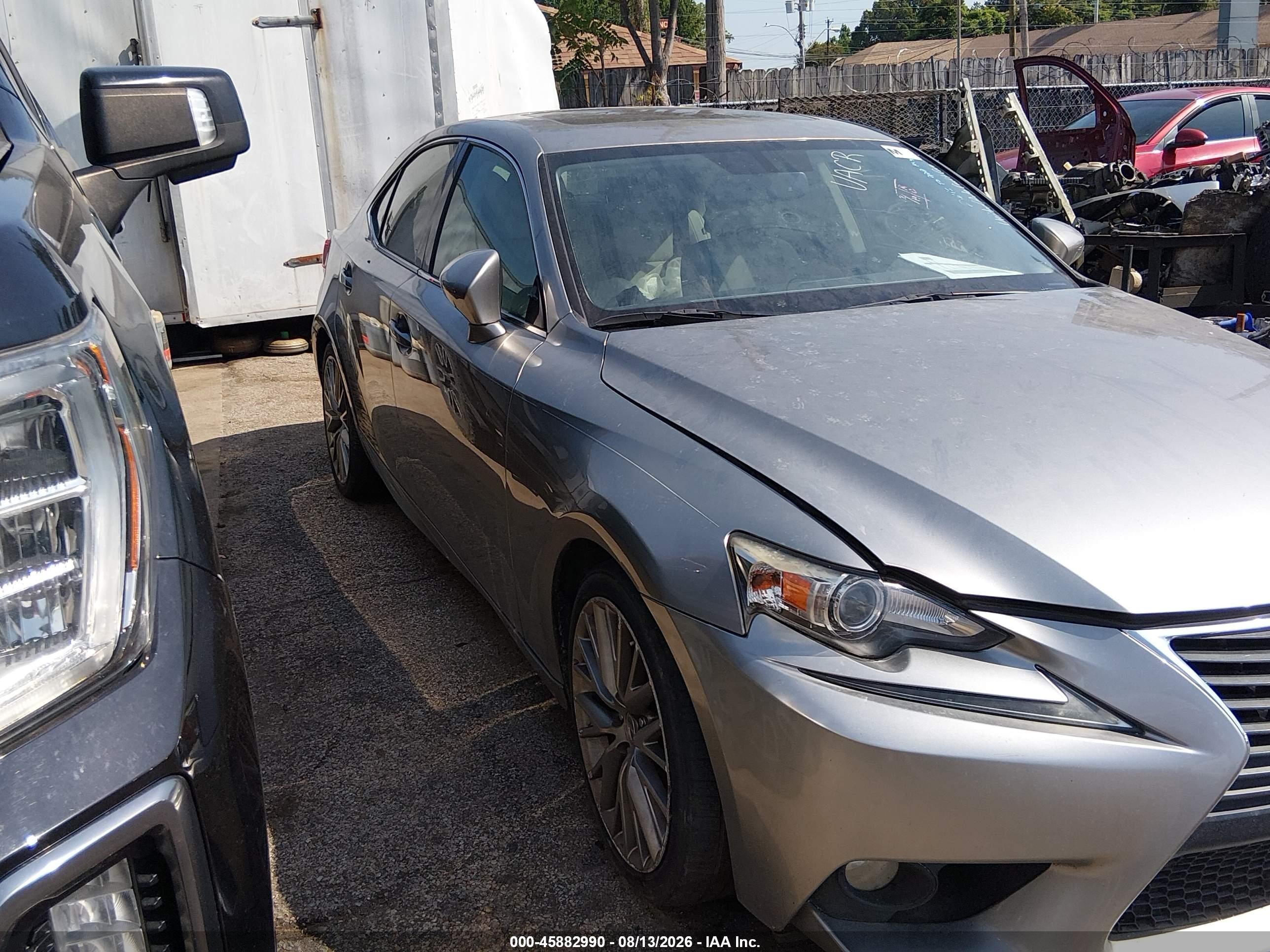 2014 Lexus Is 250   Silver vin: JTHBF1D20E5035218