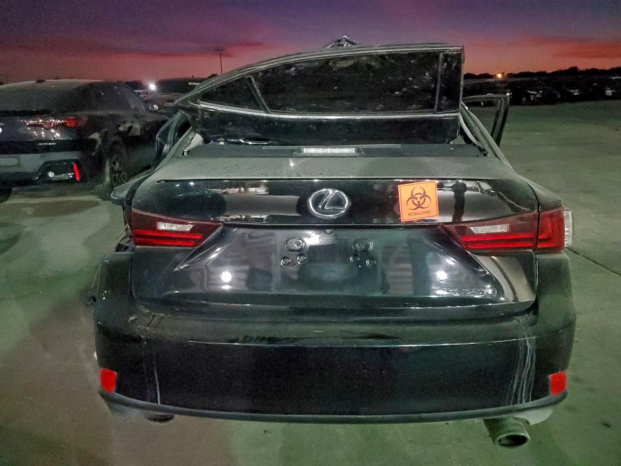 2015 Lexus Is 250 Черный vin: JTHBF1D20F5045748