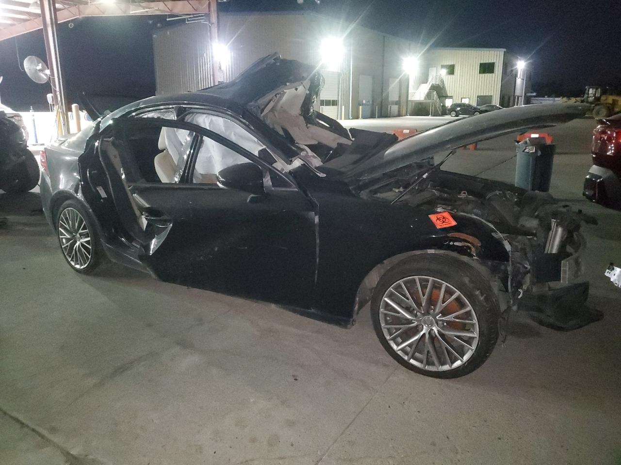2015 Lexus Is 250 Черный vin: JTHBF1D20F5045748 Damage: Right Rear Door, Severe Damage, Replacement Required