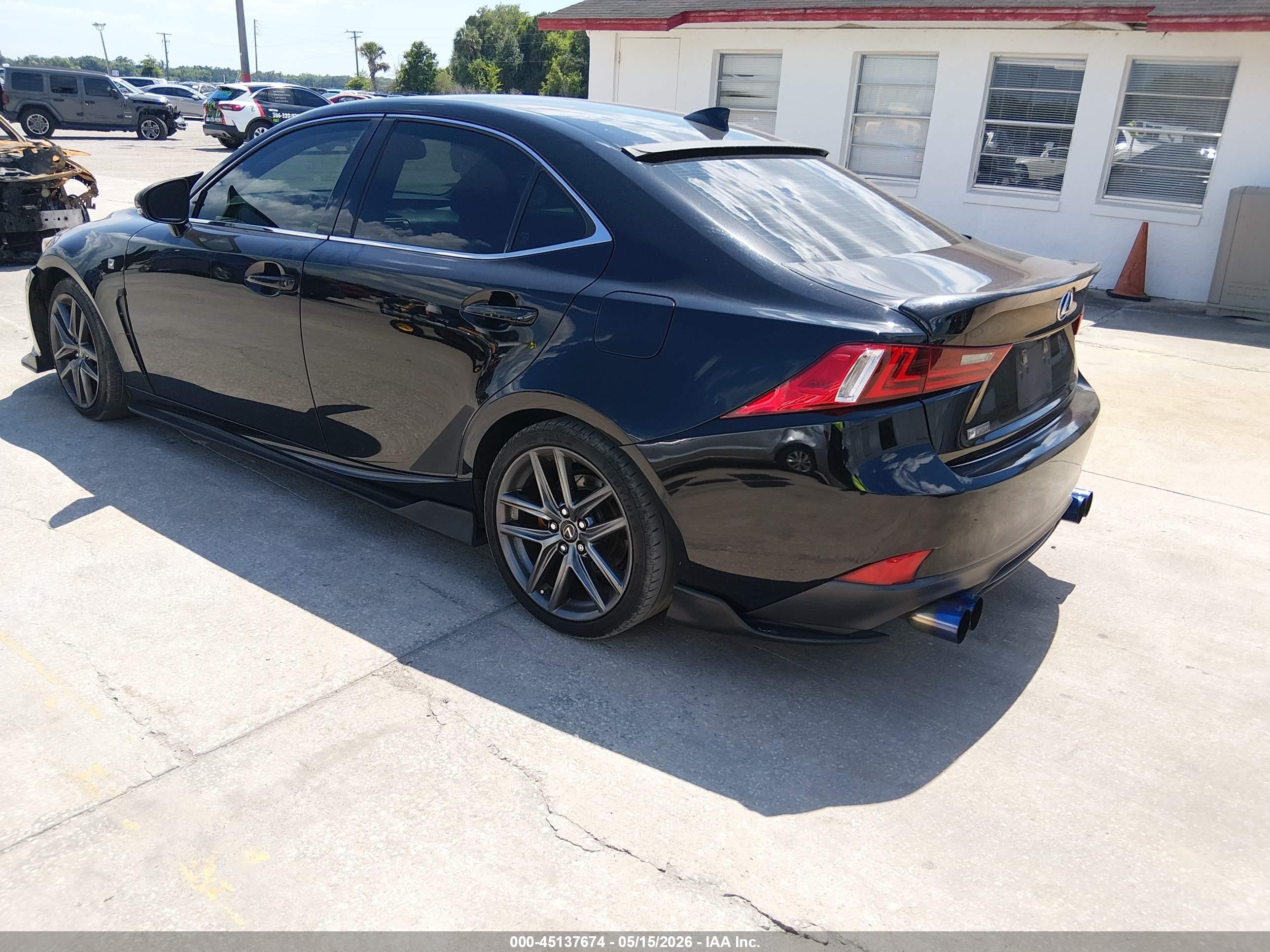 2015 Lexus Is 250   Black vin: JTHBF1D20F5046494