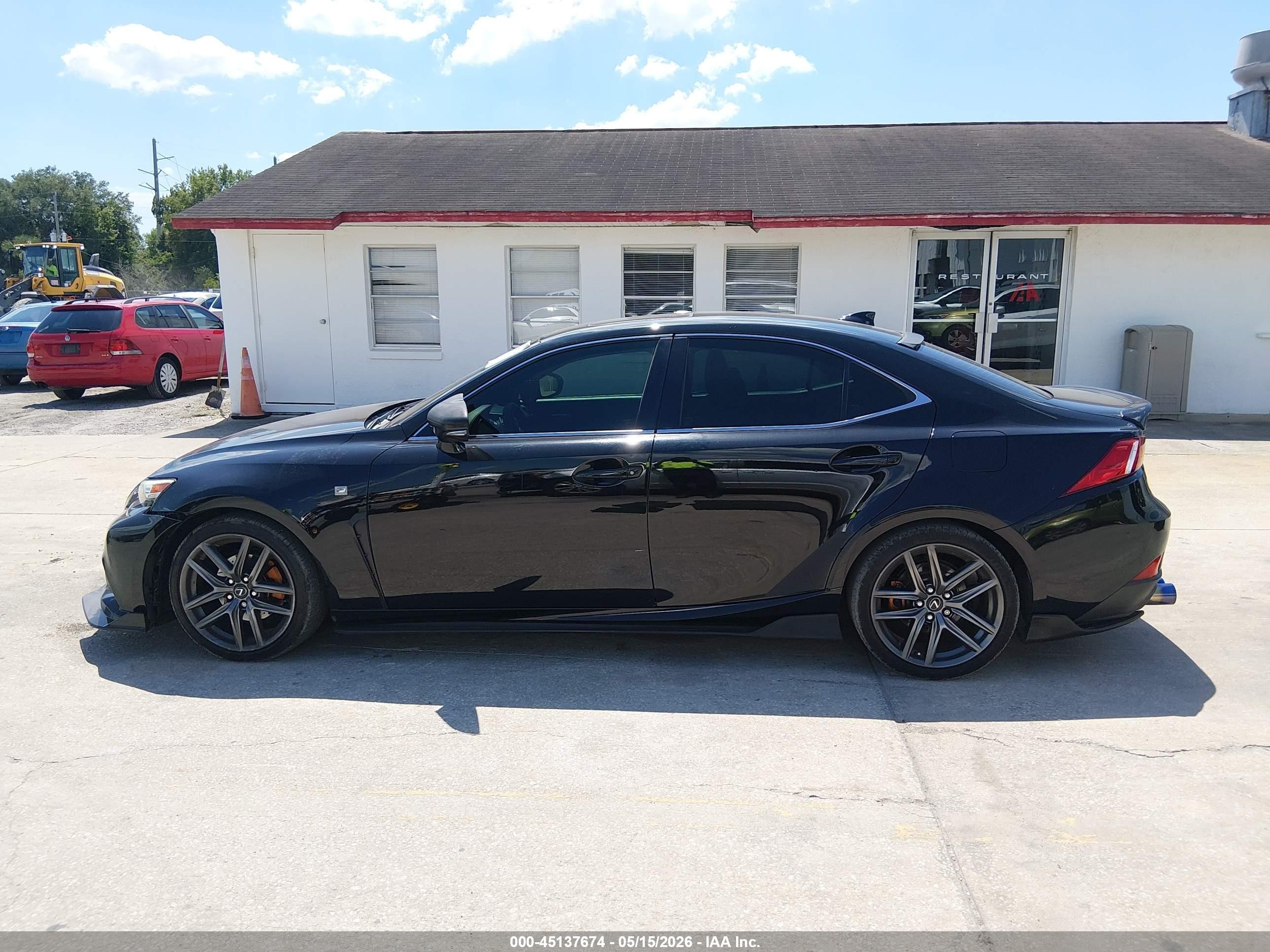 2015 Lexus Is 250   Black vin: JTHBF1D20F5046494
