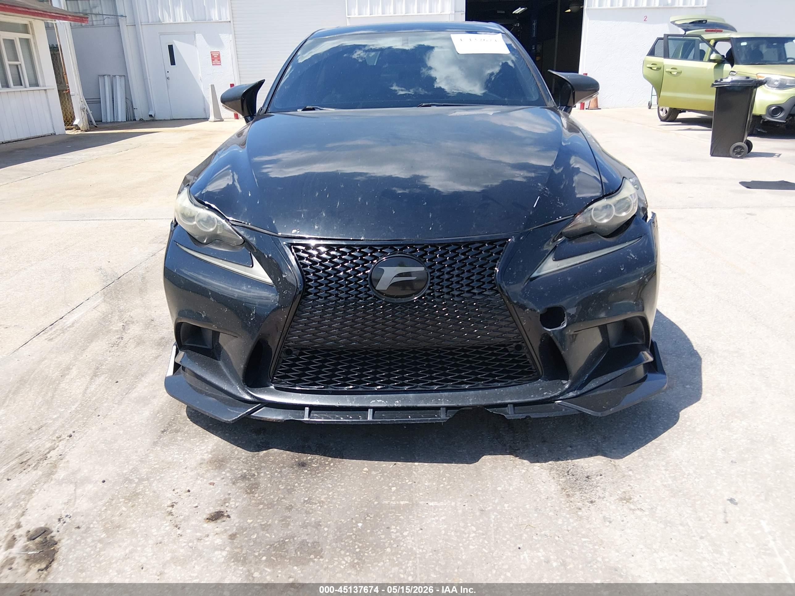2015 Lexus Is 250   Black vin: JTHBF1D20F5046494