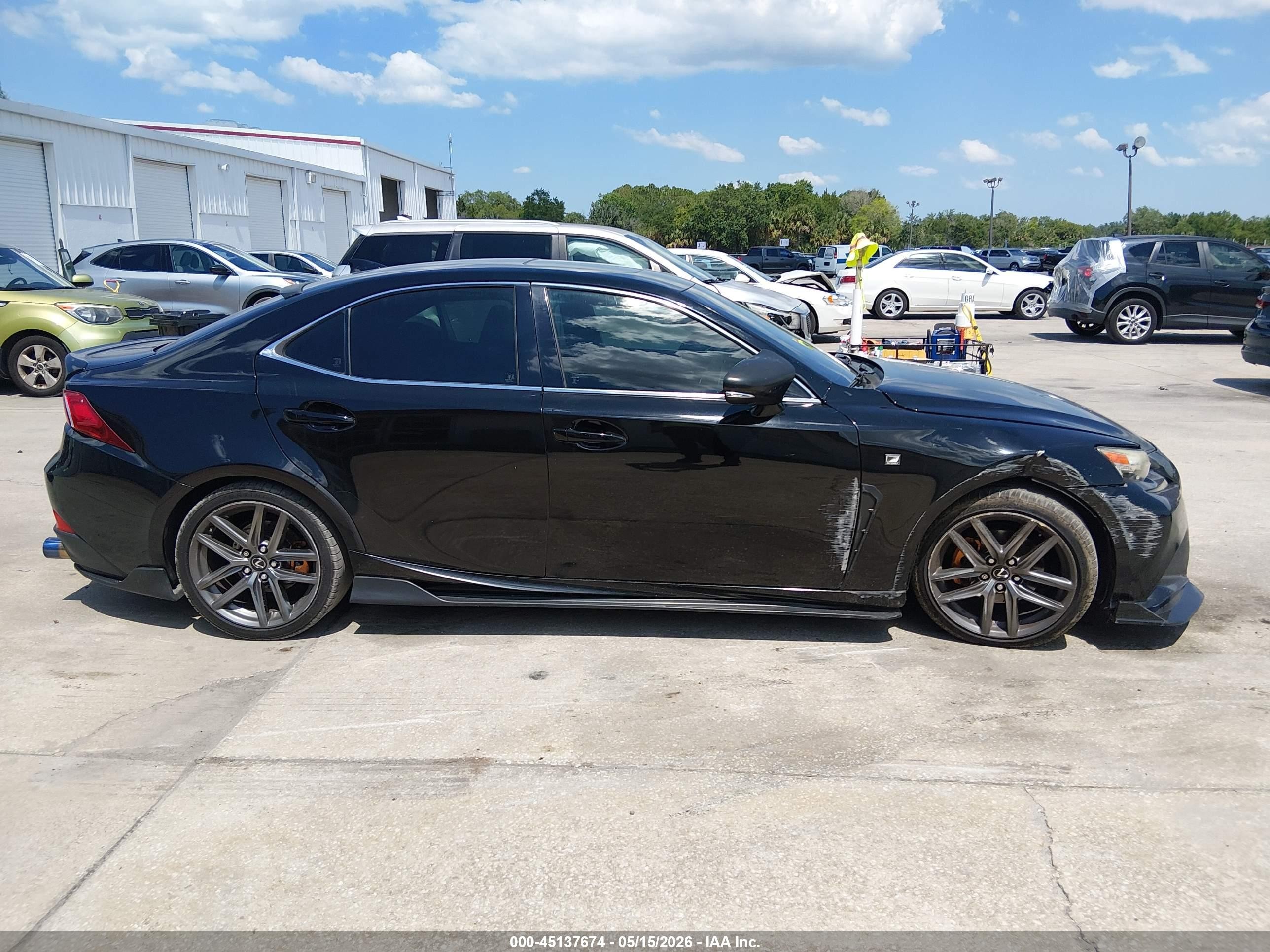 2015 Lexus Is 250   Black vin: JTHBF1D20F5046494