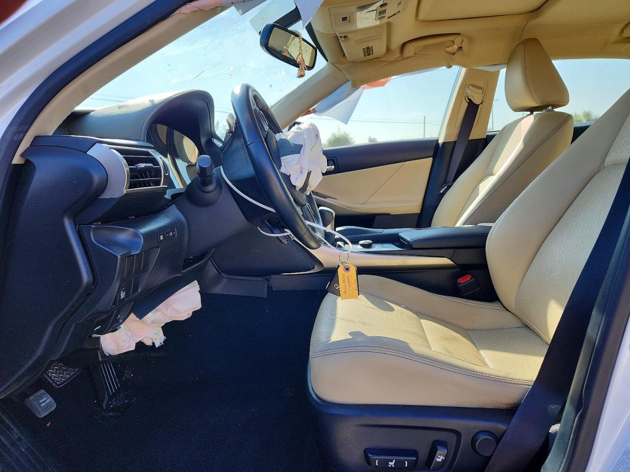 2015 Lexus Is 250 White vin: JTHBF1D20F5047662